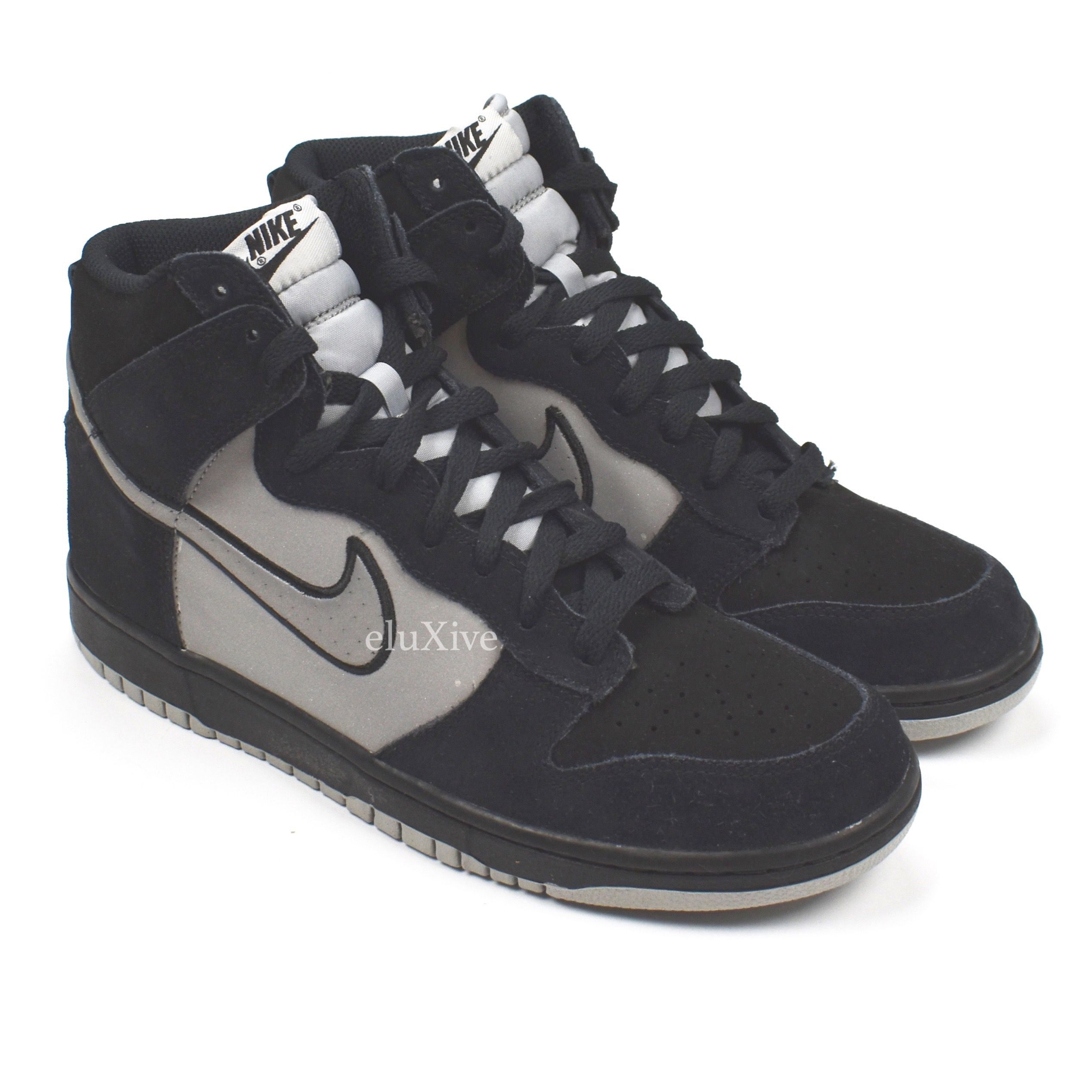 Pre-owned Nike Dunk High Black Reflective Silver Ds Shoes