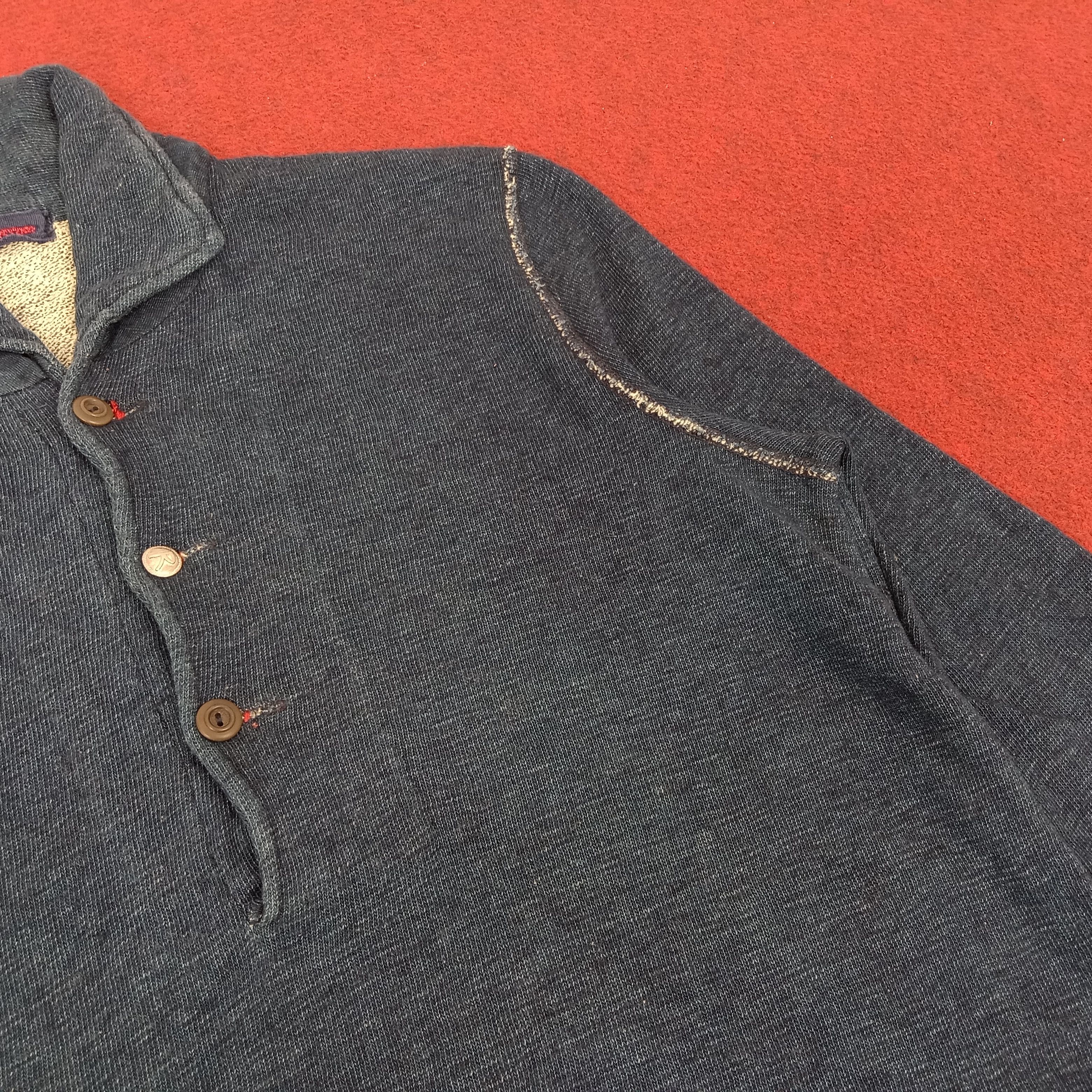 45rpm × Japanese Brand × Vintage 45rpm Japanese Brand Long Sleeve Collar Polos Size US S / EU 44-46 / 1 - 2 Thumbnail