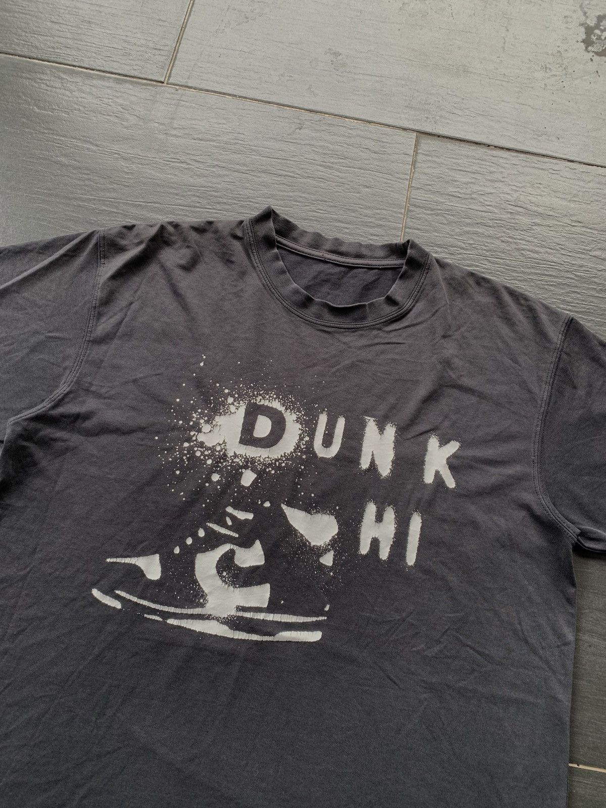 Nike × Vintage Crazy Vintage Nike Dunk Hi T- Shirt Nice Faded Size US M / EU 48-50 / 2 - 3 Thumbnail