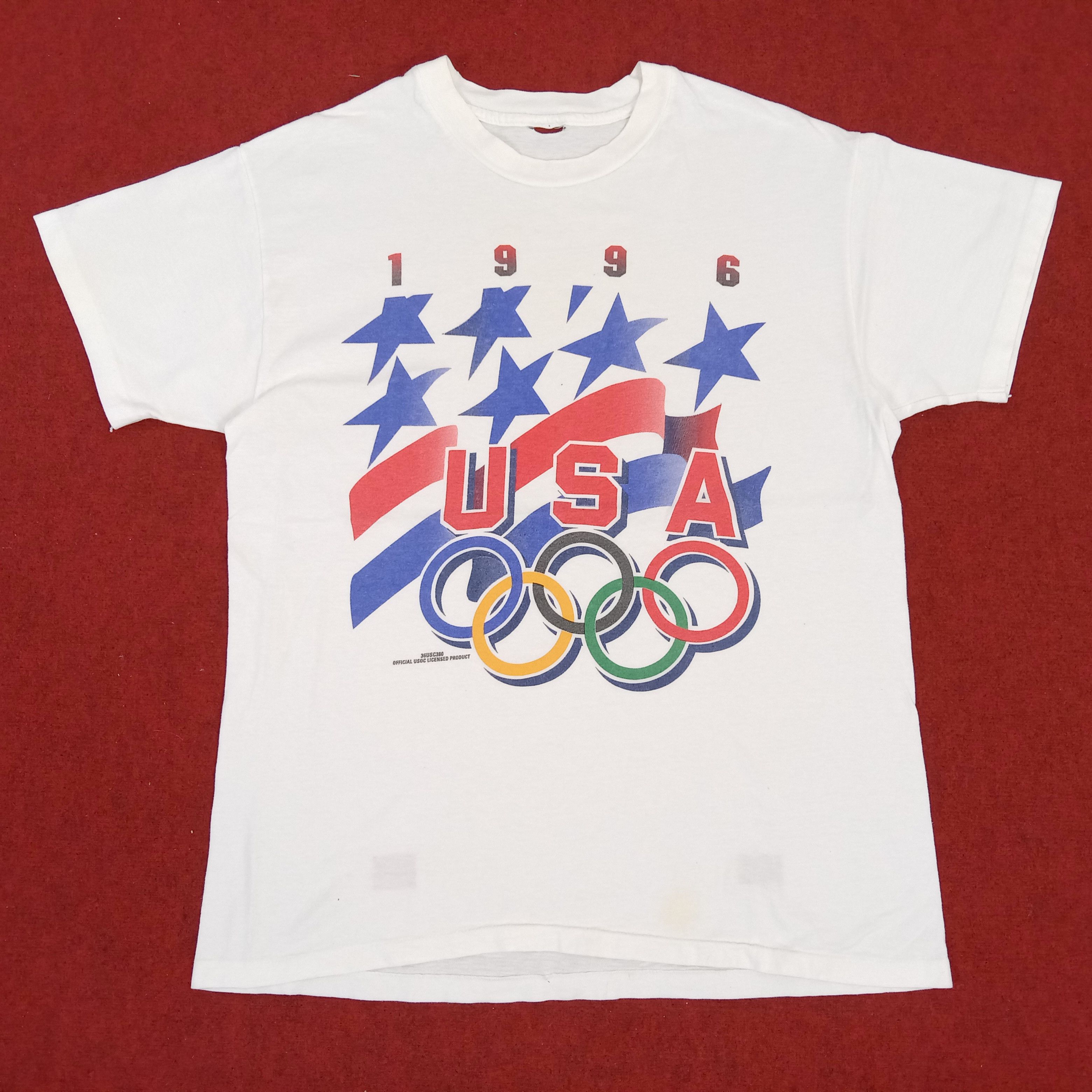 Olympics Games USA 1996 Big Print Vintage Tshirt