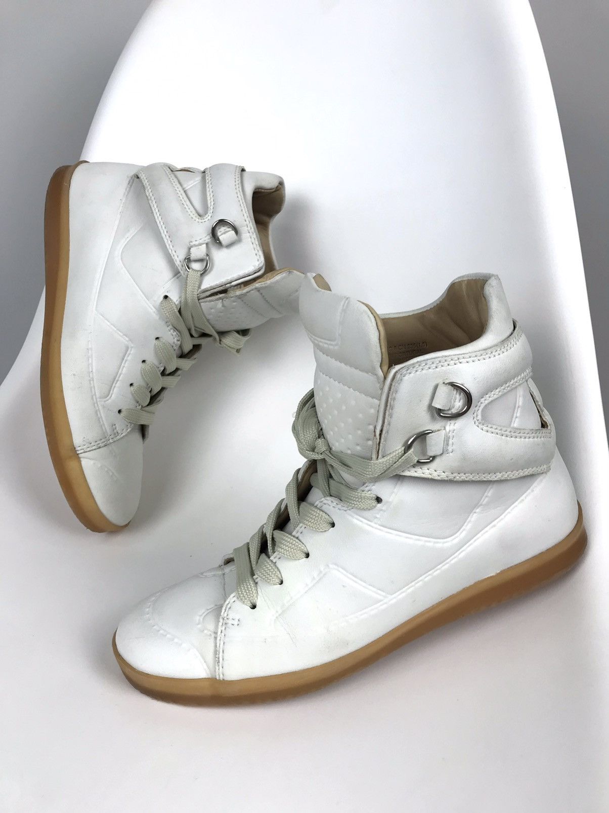 Maison Margiela Maison Martin Margiela x HM White Leather High Tops ...