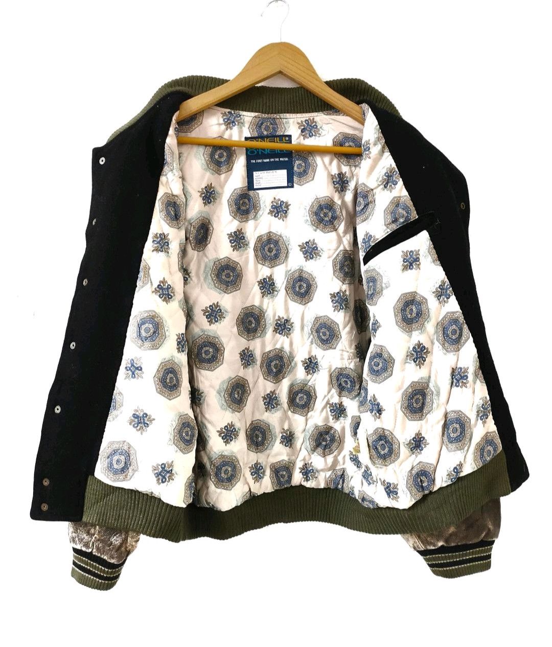 O'Neill 🔥 Vintage O'Neill Wool Leather Varsity Jacket Size US M / EU 48-50 / 2 - 6 Thumbnail