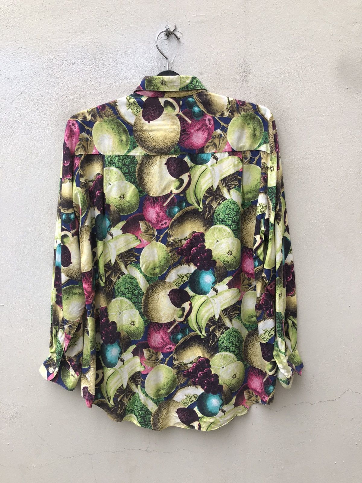 Other Vintage 90s NANA Japan Long Sleeve Men’s Fruity Art Shirt Size US L / EU 52-54 / 3 - 8 Thumbnail