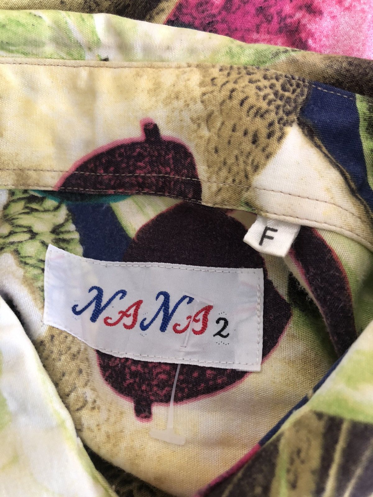 Other Vintage 90s NANA Japan Long Sleeve Men’s Fruity Art Shirt Size US L / EU 52-54 / 3 - 12 Thumbnail