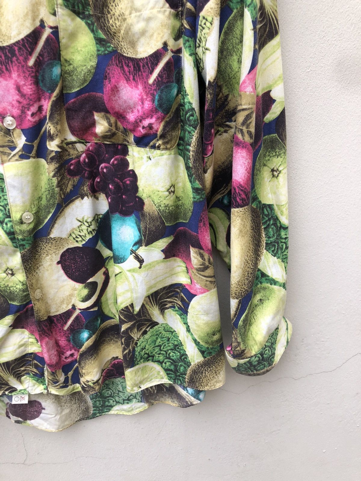 Other Vintage 90s NANA Japan Long Sleeve Men’s Fruity Art Shirt Size US L / EU 52-54 / 3 - 5 Thumbnail