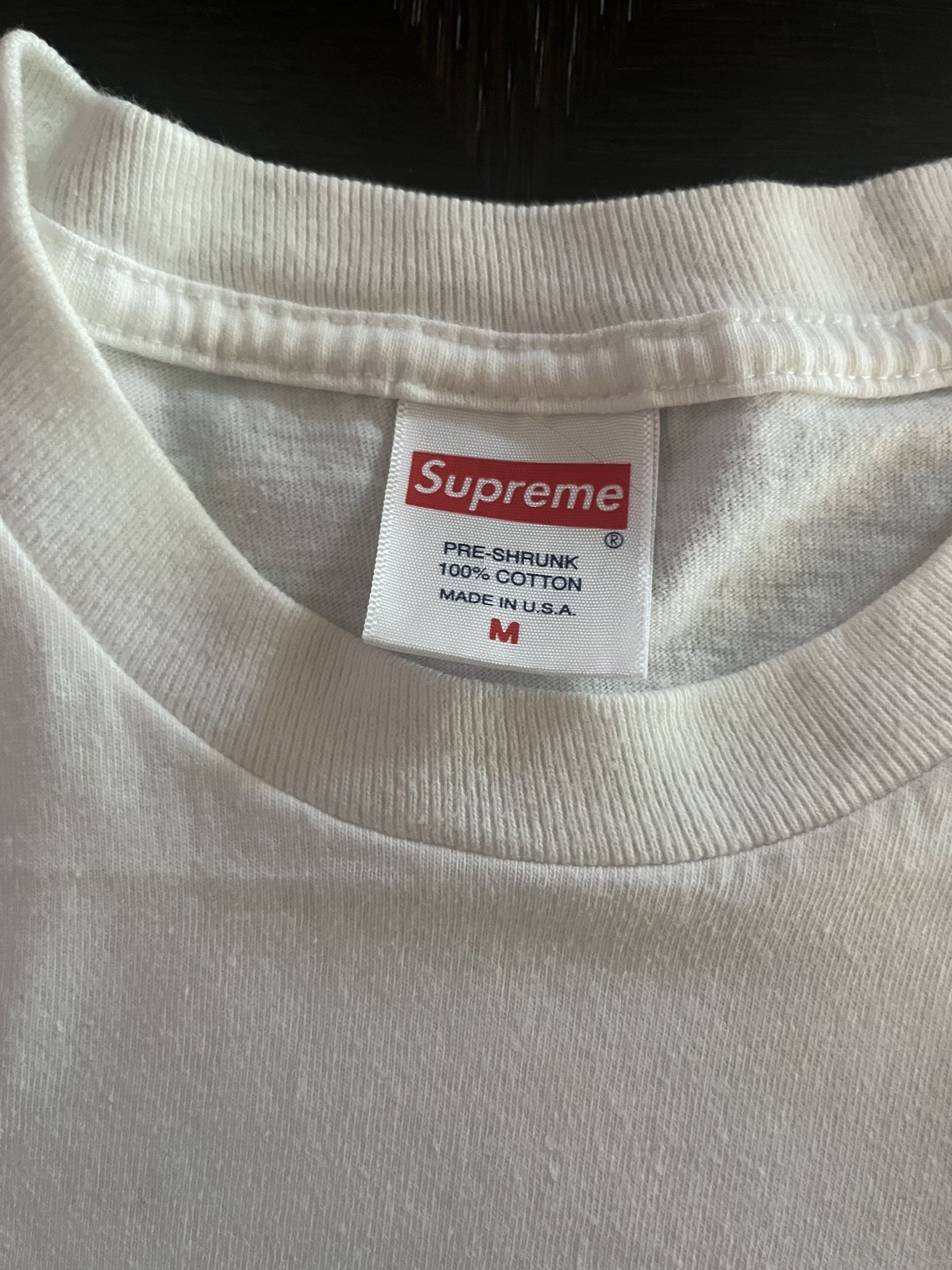 Supreme Supreme KAWS Chalk Logo Tee White | Grailed