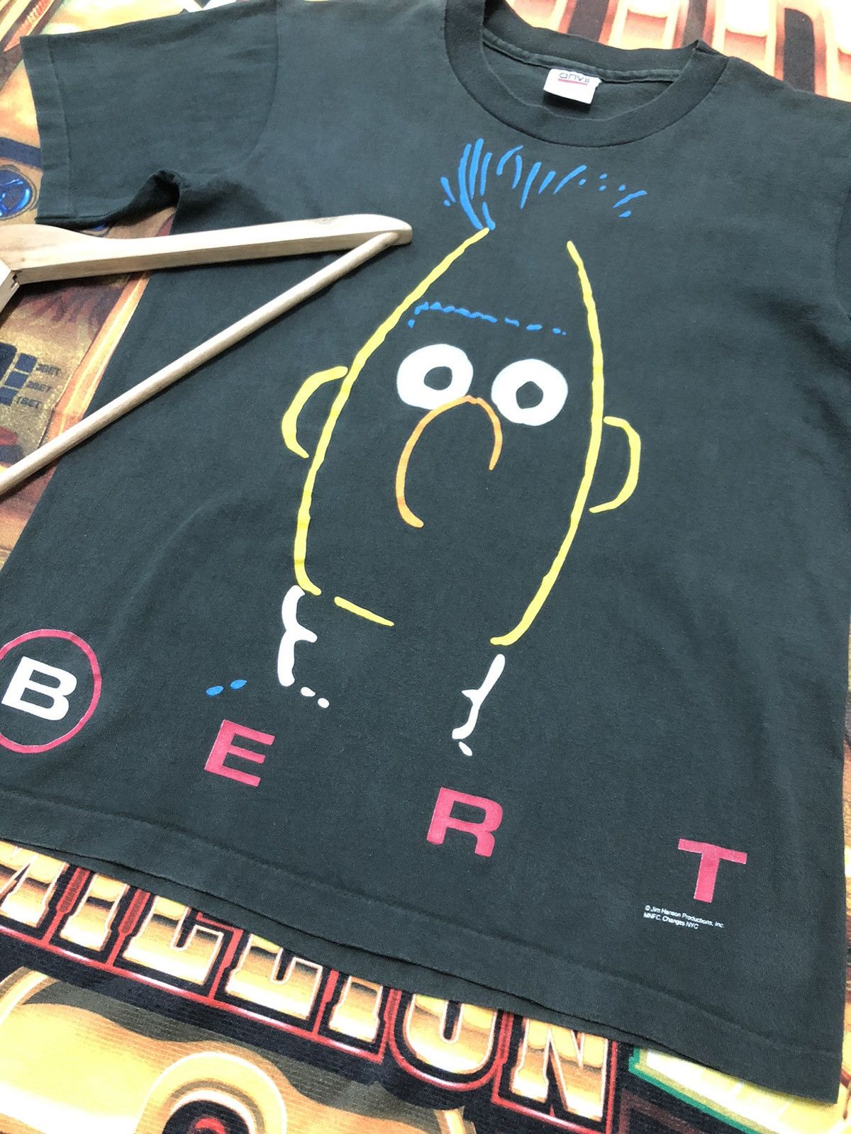 Cartoon Network × Vintage VINTAGE 90s BERT SESAME STREET OLD SKOOL CARTOON SHIRT Size US S / EU 44-46 / 1 - 2 Thumbnail