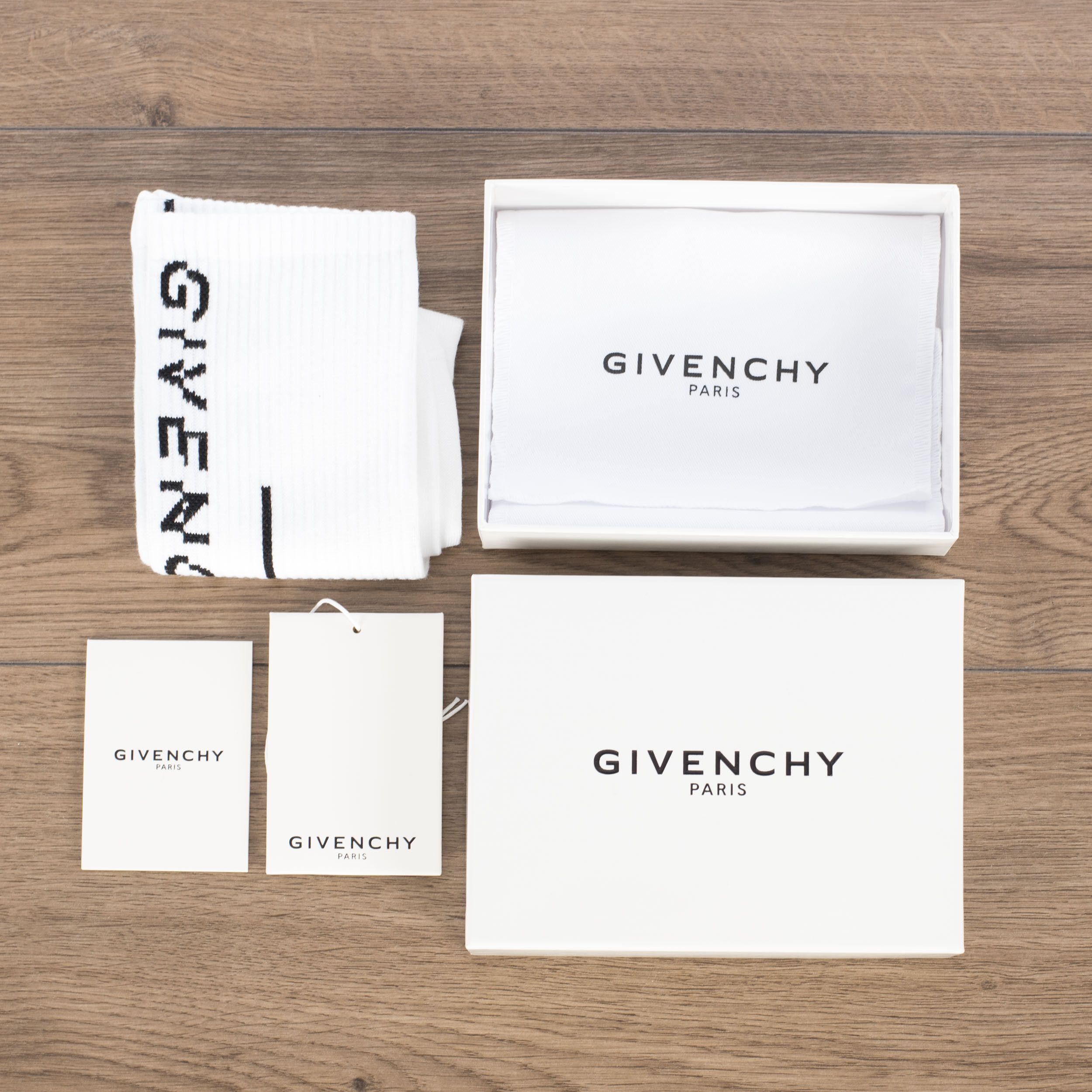Givenchy Black Socks In Stretch Cotton With Givenchy Split Motif Size ONE SIZE - 2 Thumbnail