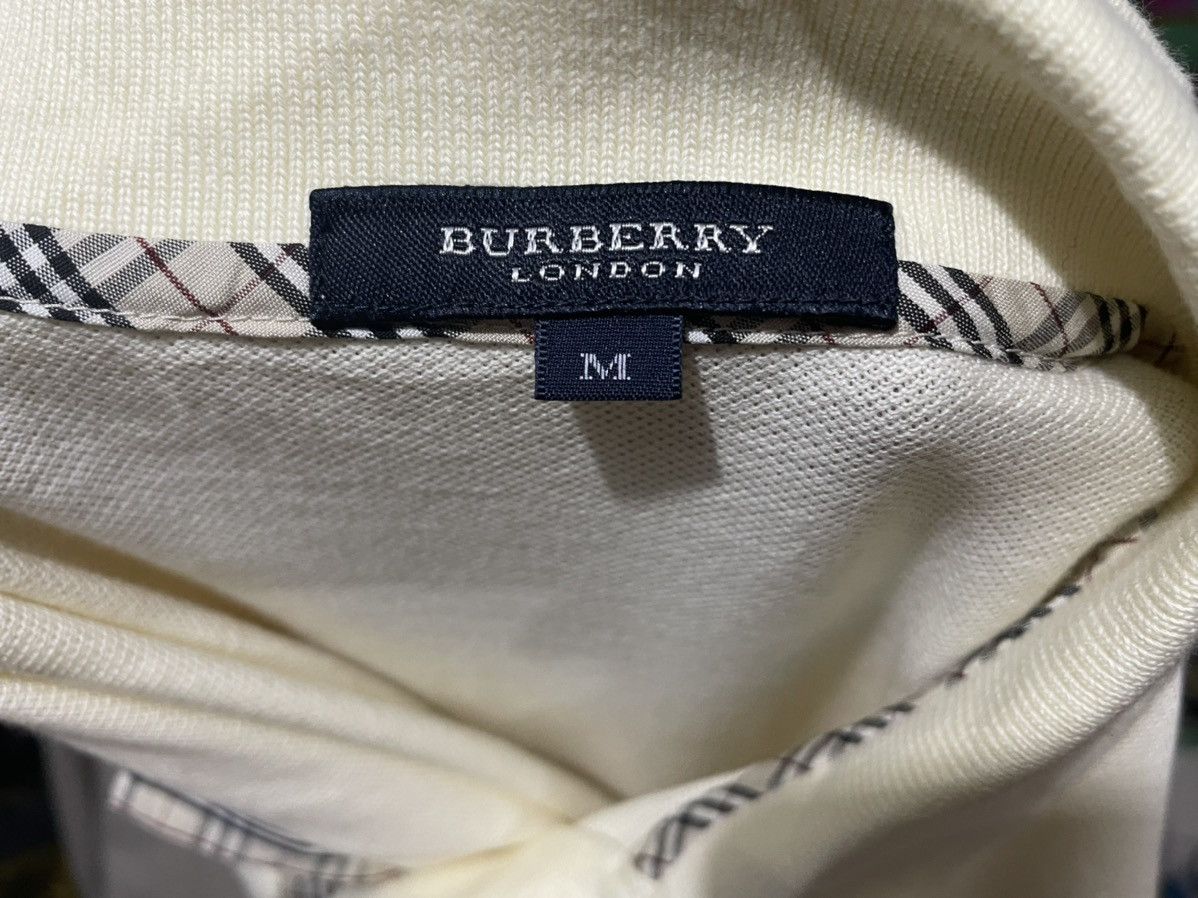 Burberry × Vintage Vintage Nice Burberry Nova Check Polo Tee Size US M / EU 48-50 / 2 - 5 Thumbnail