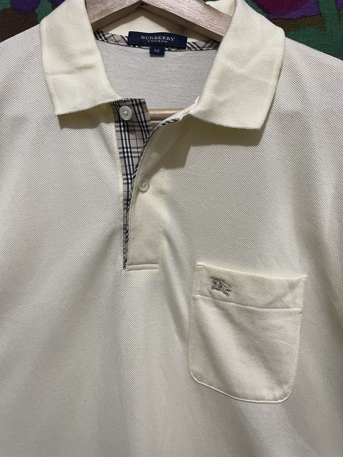 Burberry × Vintage Vintage Nice Burberry Nova Check Polo Tee Size US M / EU 48-50 / 2 - 2 Thumbnail