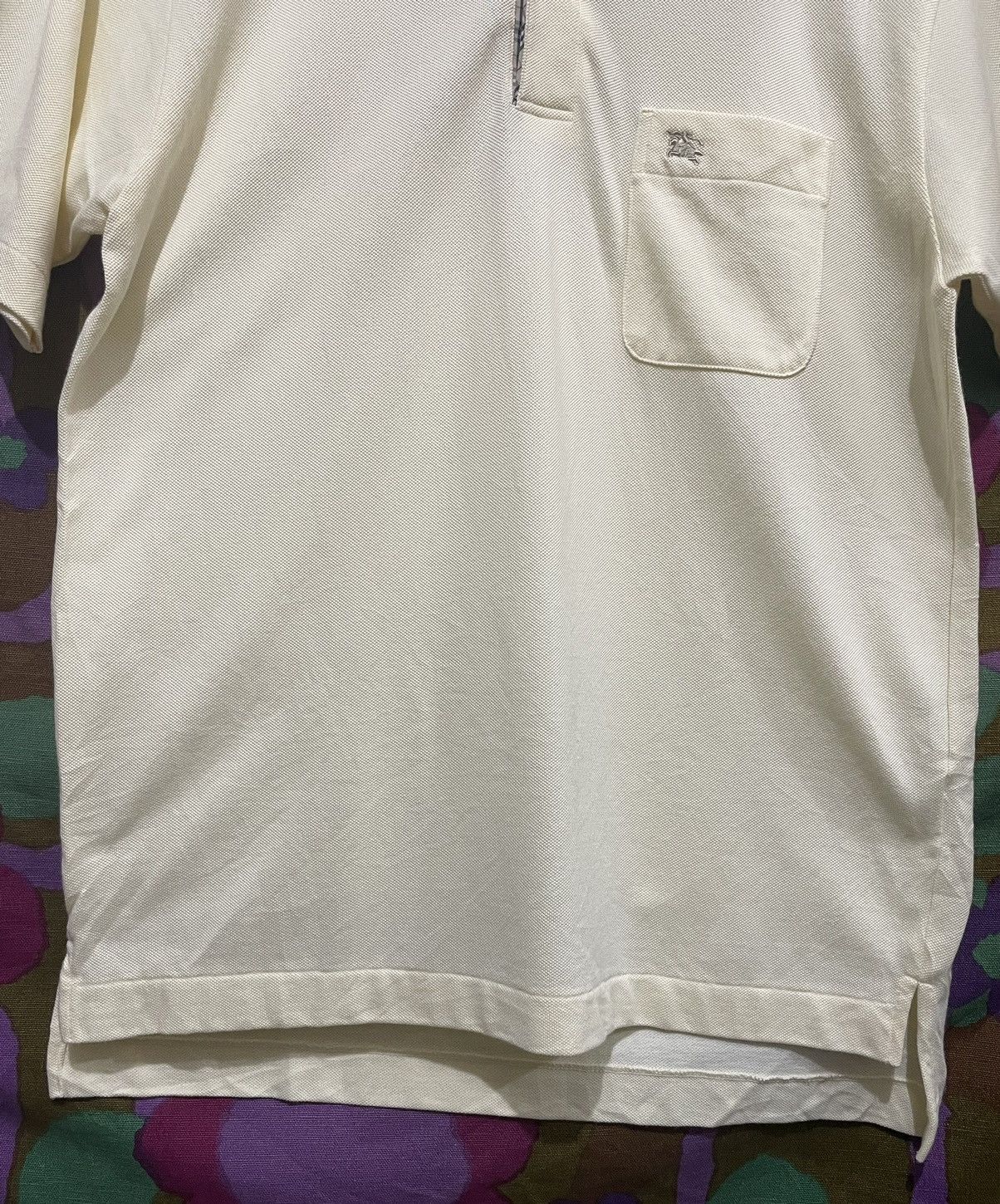 Burberry × Vintage Vintage Nice Burberry Nova Check Polo Tee Size US M / EU 48-50 / 2 - 6 Thumbnail