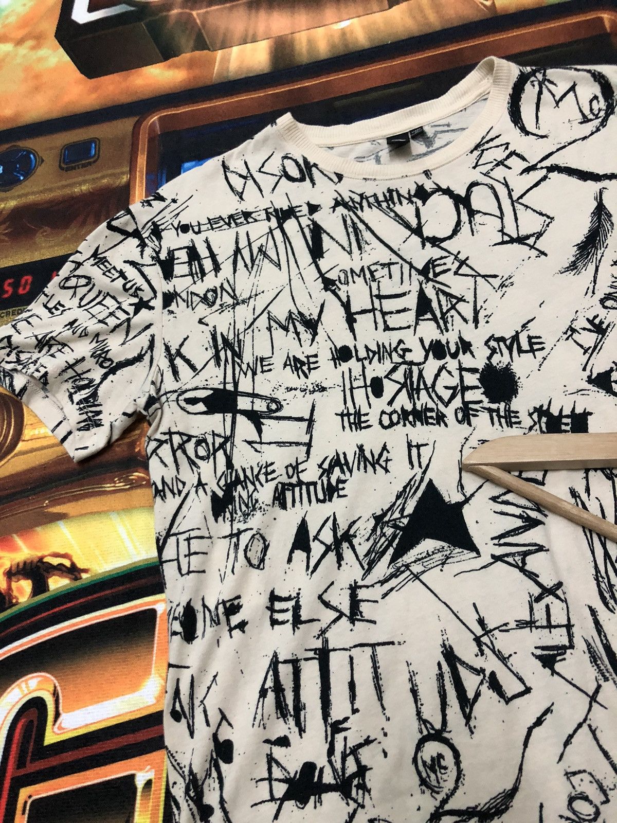 Alexander McQueen × Designer ALEXANDER MCQUEEN OVER PRINT ART SHIRT Size US S / EU 44-46 / 1 - 3 Thumbnail