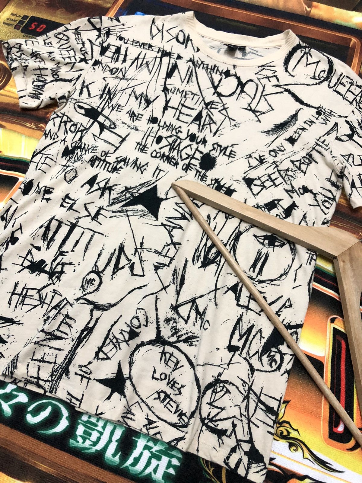 Alexander McQueen × Designer ALEXANDER MCQUEEN OVER PRINT ART SHIRT Size US S / EU 44-46 / 1 - 2 Thumbnail