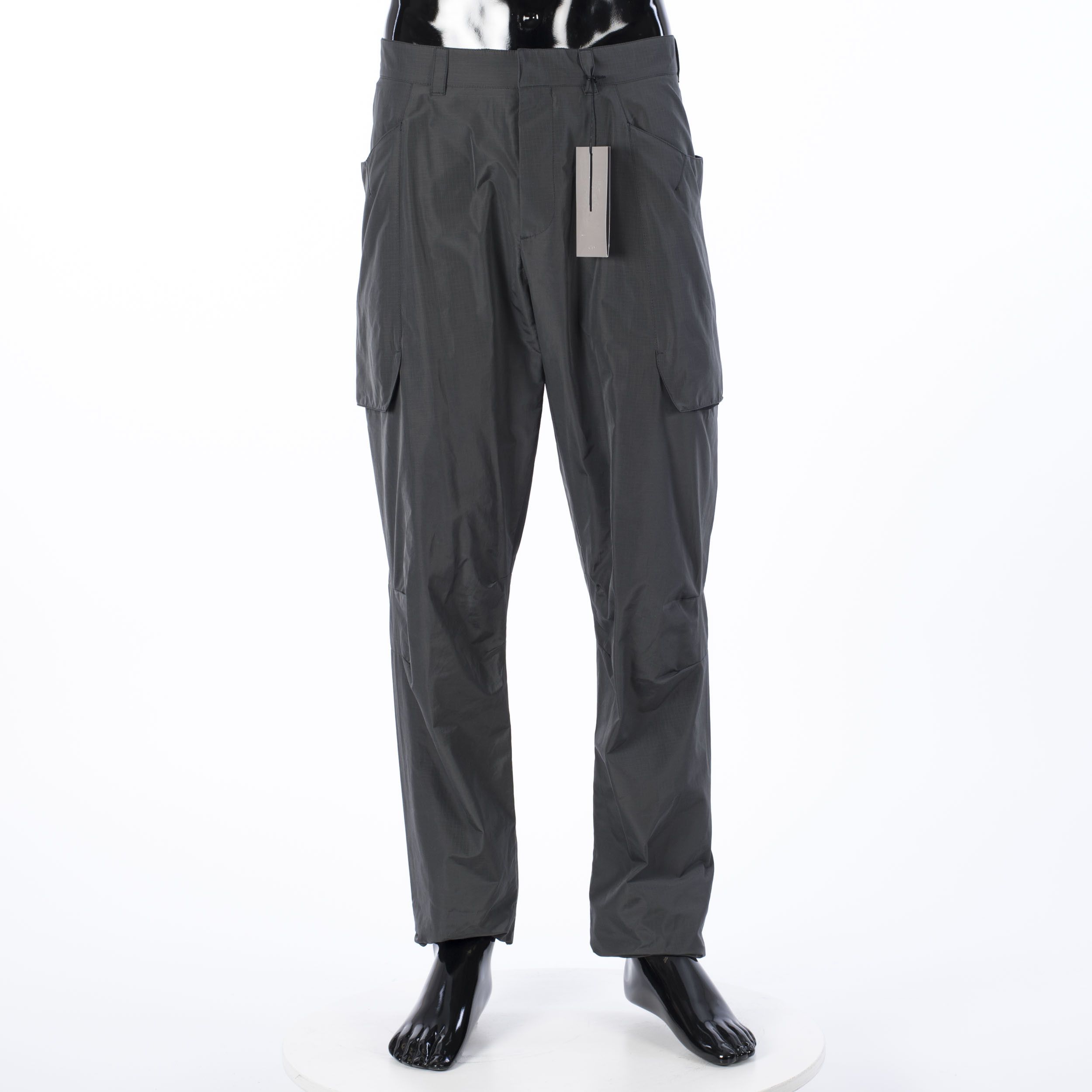 Dior × Kim Jones Anthracite Gray Technical Cotton Ripstop Cargo Pants Size US 32 / EU 48 - 3 Thumbnail