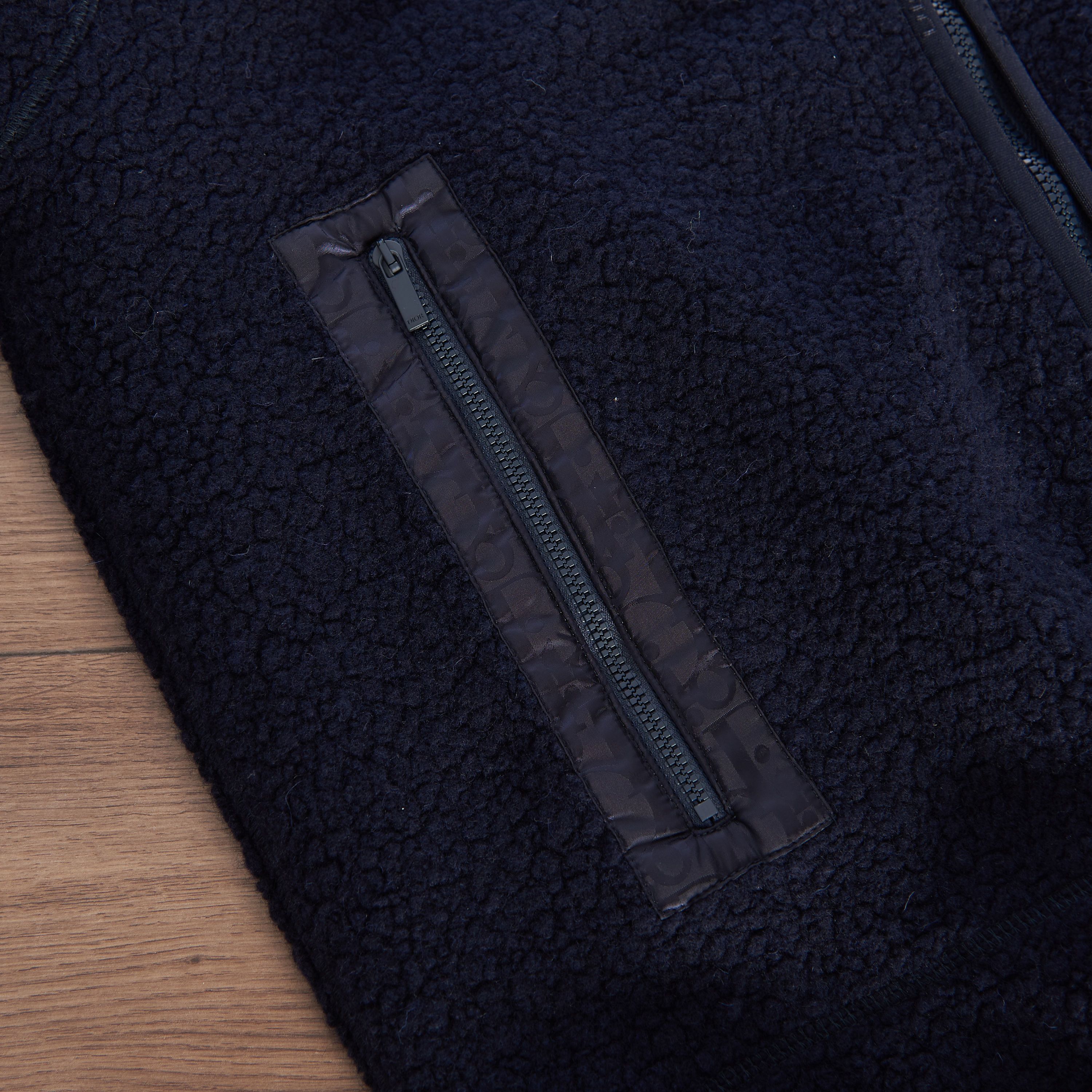 Dior × Kim Jones Reversible Dior Oblique Blouson In Navy Fleece/Tech Fabric Size US M / EU 48-50 / 2 - 14 Thumbnail