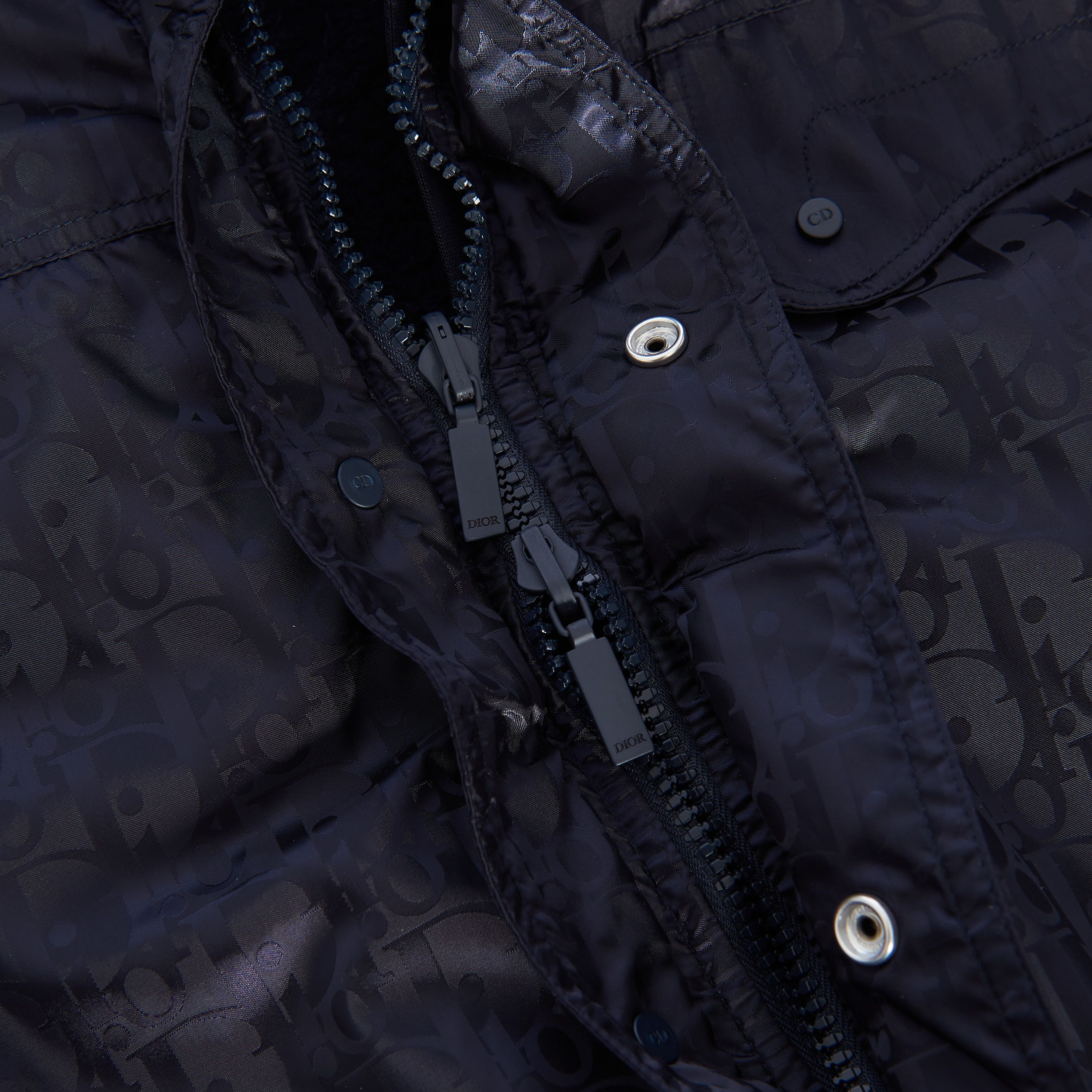 Dior × Kim Jones Reversible Dior Oblique Blouson In Navy Fleece/Tech Fabric Size US M / EU 48-50 / 2 - 17 Thumbnail