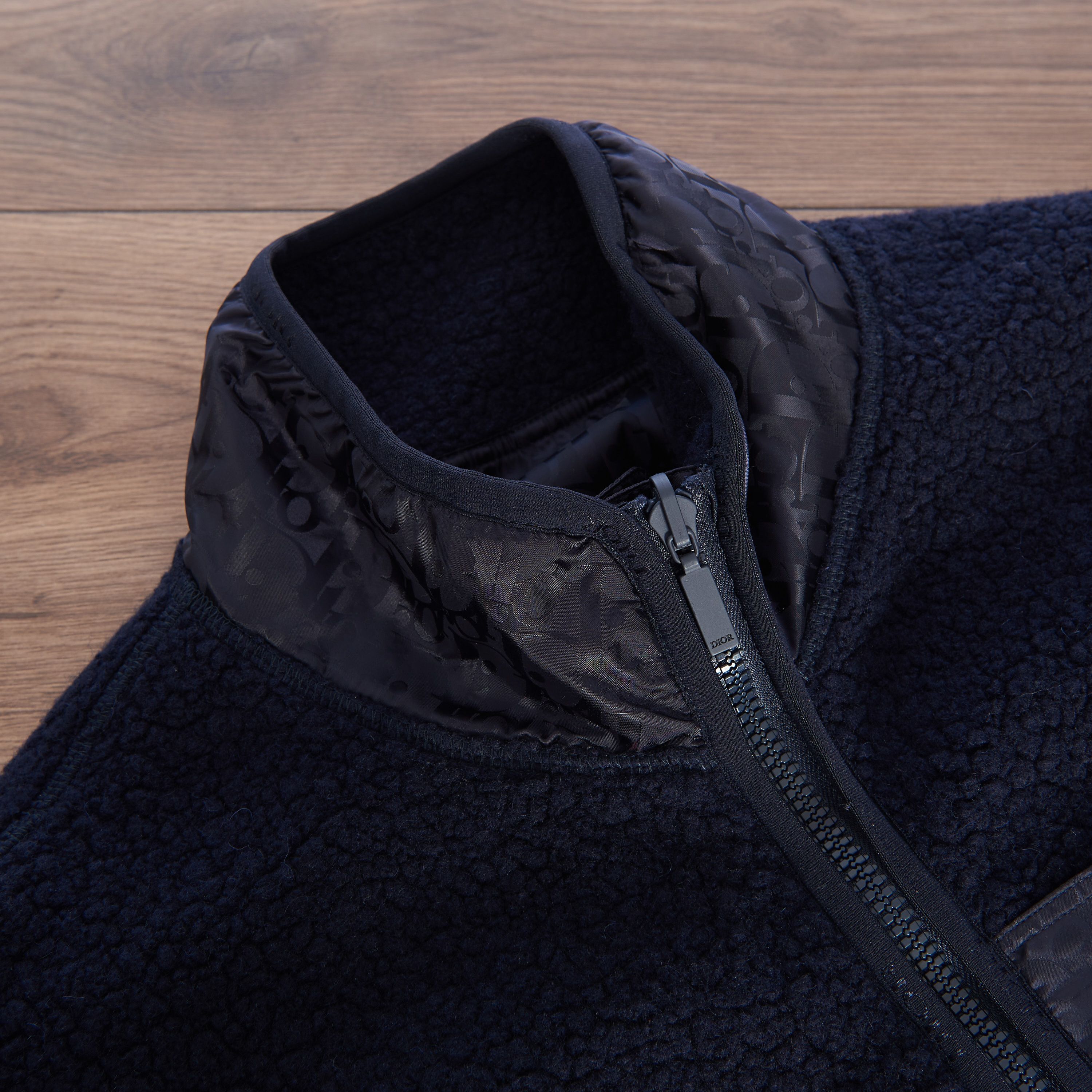 Dior × Kim Jones Reversible Dior Oblique Blouson In Navy Fleece/Tech Fabric Size US M / EU 48-50 / 2 - 12 Thumbnail