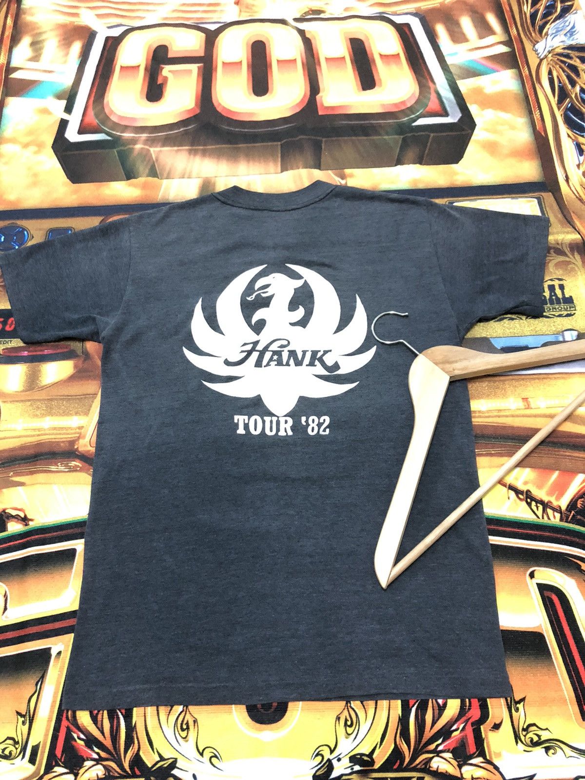 Band Tees × Vintage VINTAGE 1982 BOCEPHUS HANK TOUR ‘82 PAPERTHIN SHIRT Size US S / EU 44-46 / 1 - 9 Thumbnail