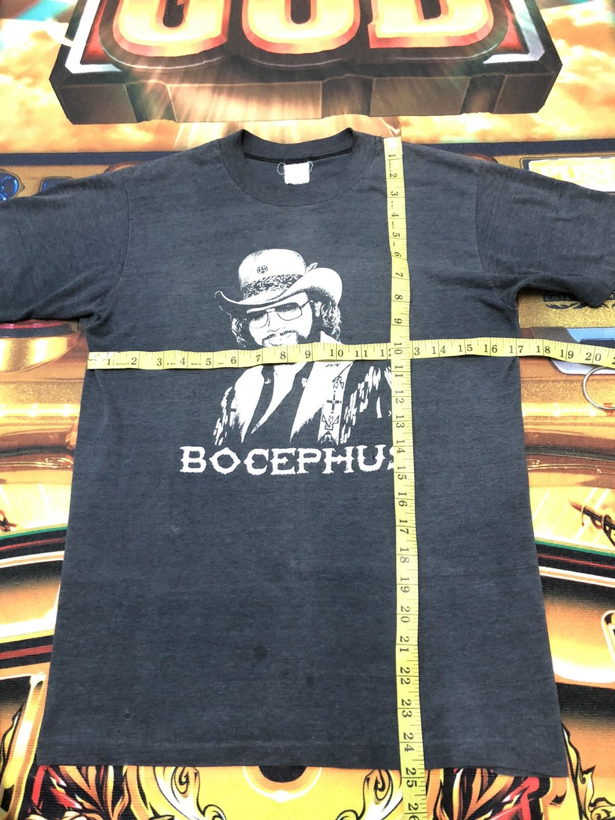 Band Tees × Vintage VINTAGE 1982 BOCEPHUS HANK TOUR ‘82 PAPERTHIN SHIRT Size US S / EU 44-46 / 1 - 8 Thumbnail