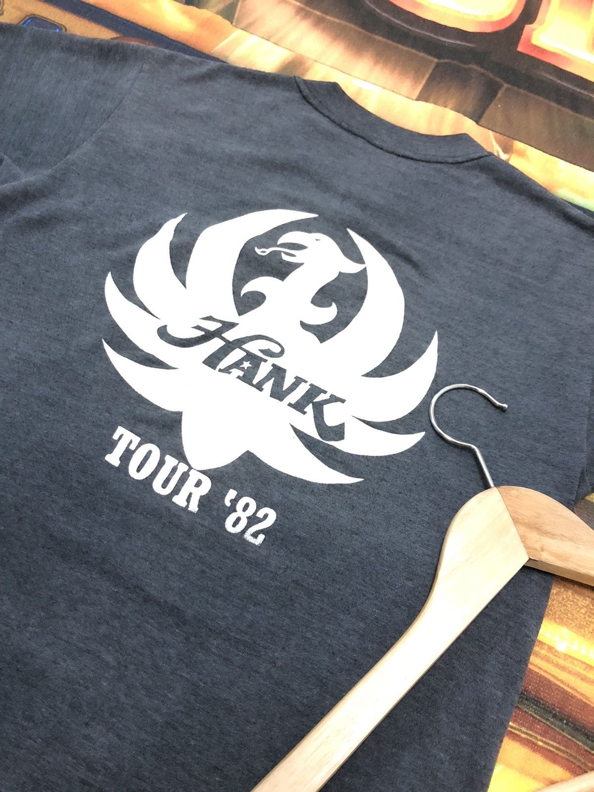 Band Tees × Vintage VINTAGE 1982 BOCEPHUS HANK TOUR ‘82 PAPERTHIN SHIRT Size US S / EU 44-46 / 1 - 10 Thumbnail