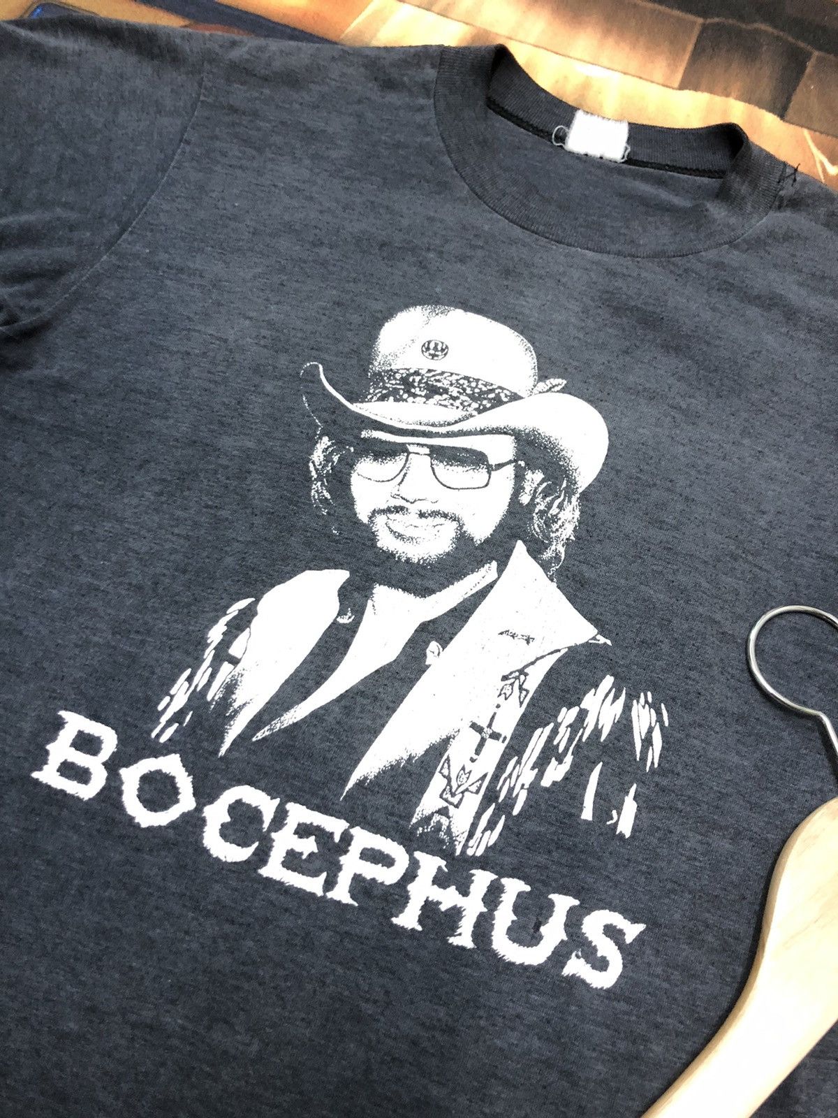 Band Tees × Vintage VINTAGE 1982 BOCEPHUS HANK TOUR ‘82 PAPERTHIN SHIRT Size US S / EU 44-46 / 1 - 2 Thumbnail