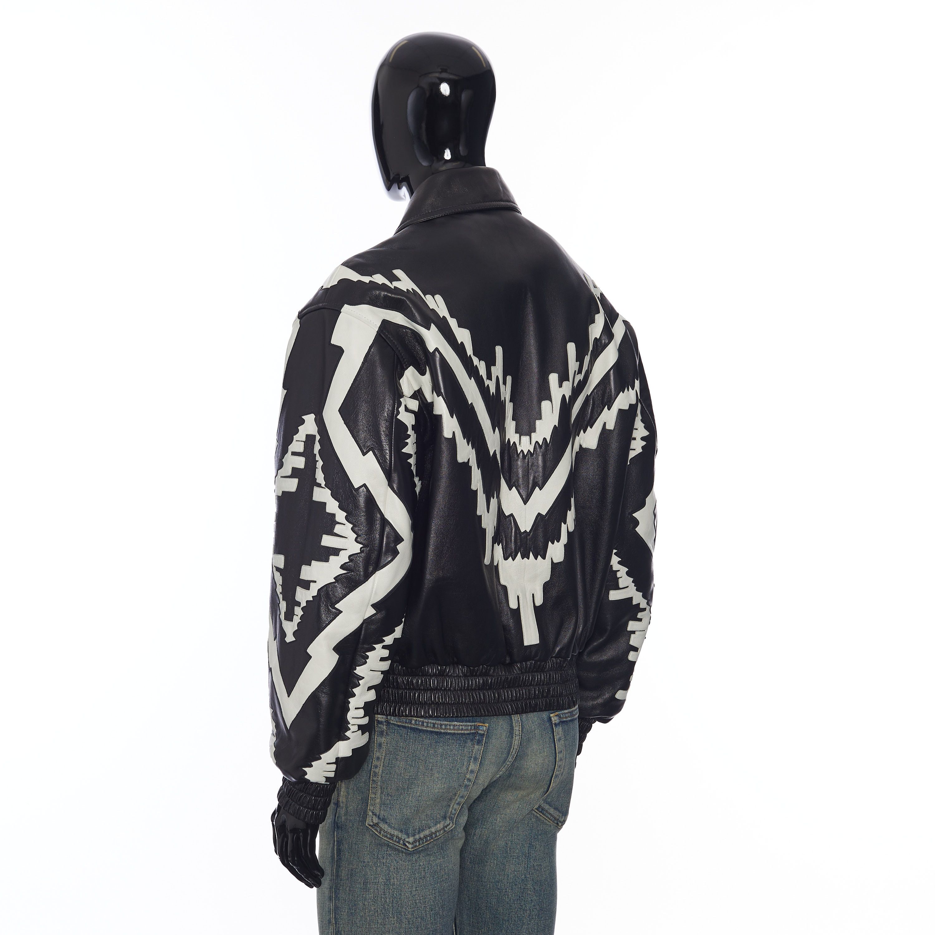 Celine Oversized Psychedelic Blouson Jacket in Soft Lambskin Size US M / EU 48-50 / 2 - 4 Thumbnail