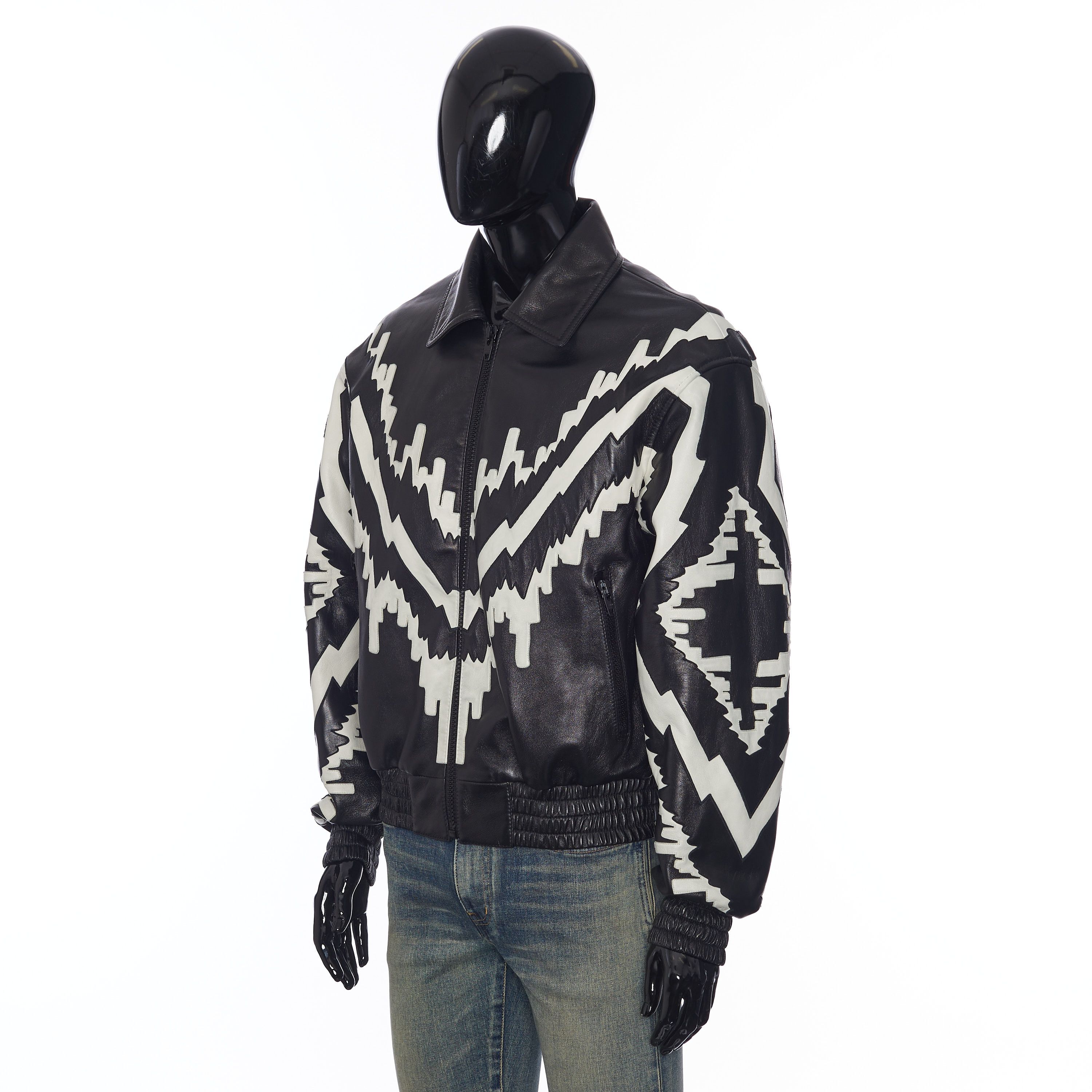Celine Oversized Psychedelic Blouson Jacket in Soft Lambskin Size US M / EU 48-50 / 2 - 2 Thumbnail