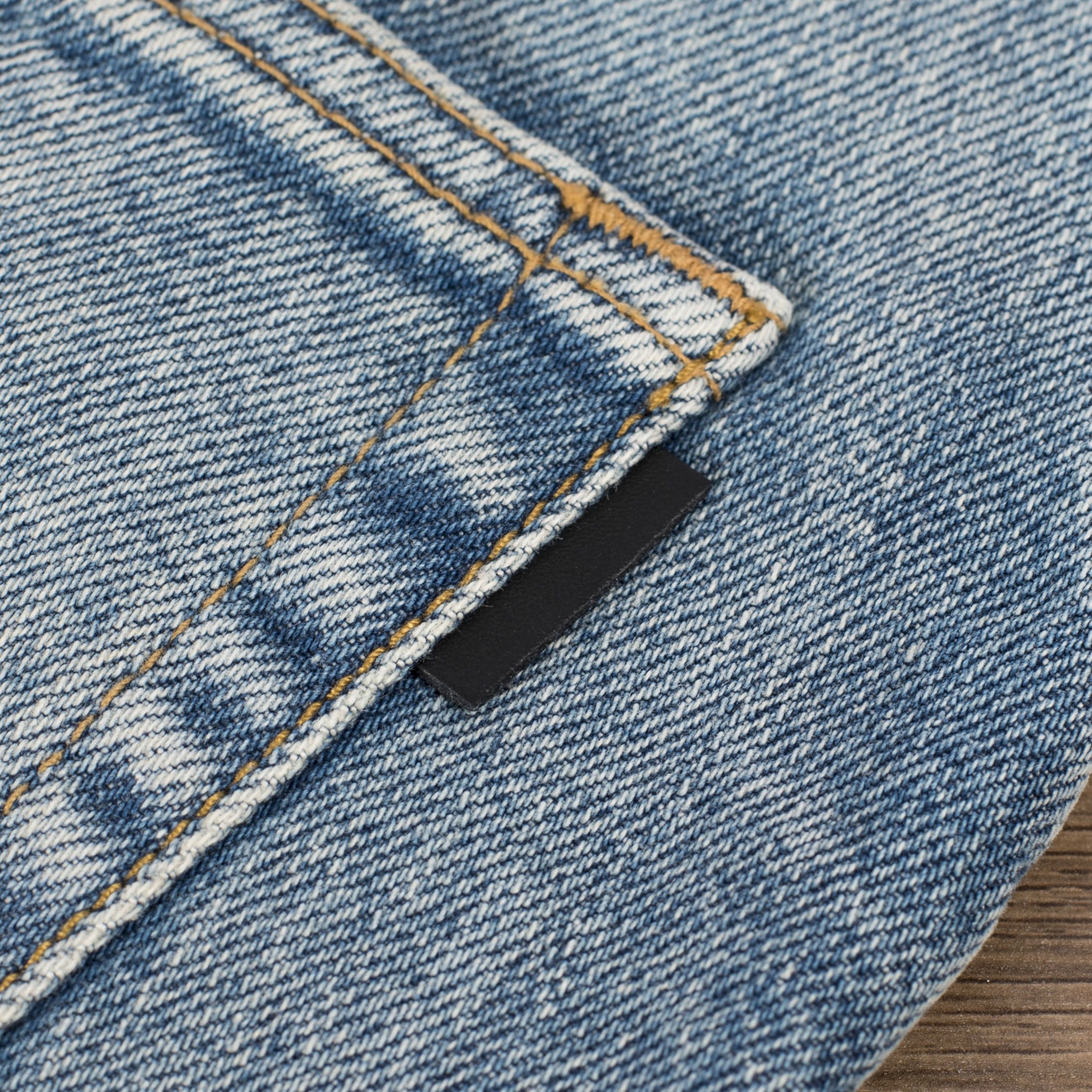 Saint Laurent Paris 790$ Skinny Blue Stretch Denim Jeans With Destroyed Knees Size US 28 / EU 44 - 15 Thumbnail