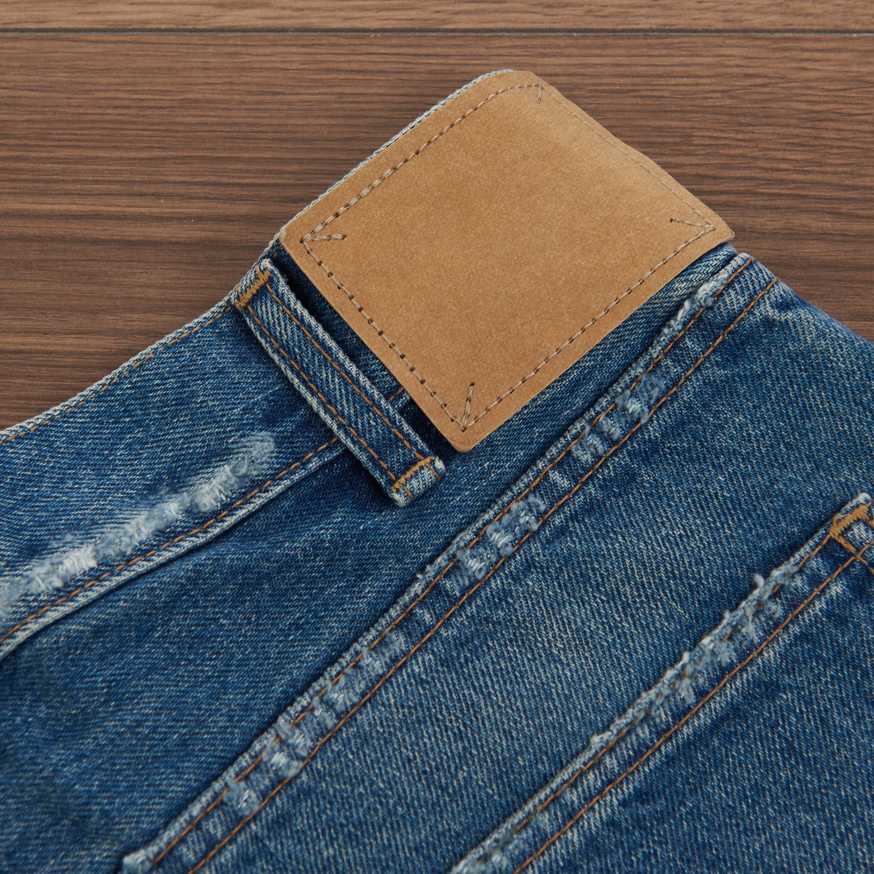 Celine Kurt Mid-Rise Shorts In Destroyed Thrash Wash Denim Size US 29 - 10 Thumbnail