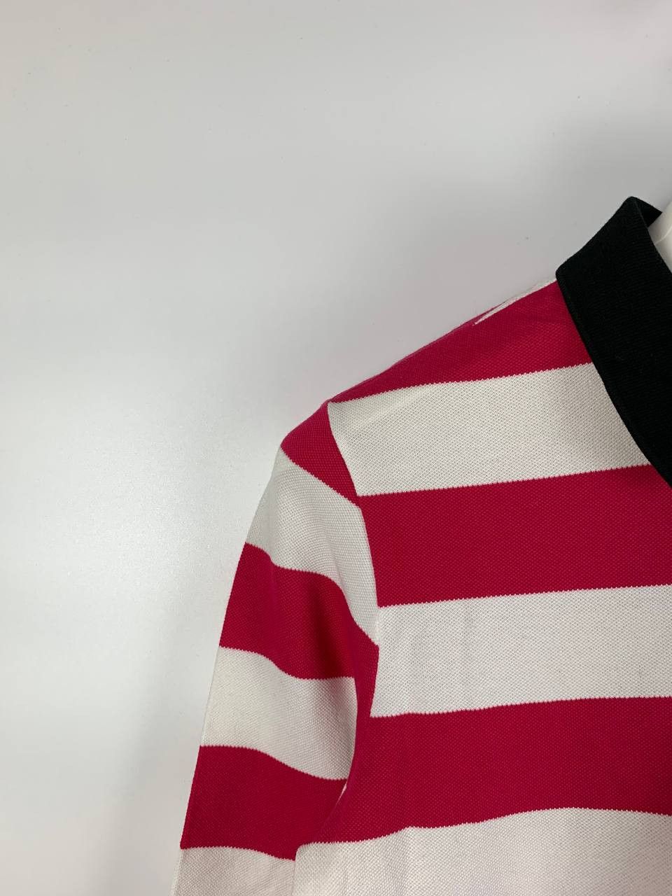 Lacoste Lacoste polos white/red striped 42 Size M / US 6-8 / IT 42-44 - 3 Thumbnail