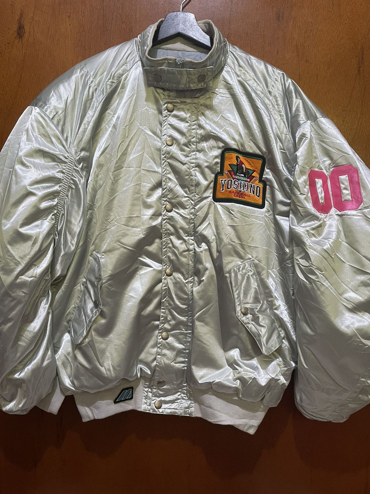 Japanese Brand × Mizuno × Vintage Vintage Mizuno Bomber Baseball Jackets Size US XL / EU 56 / 4 - 2 Thumbnail