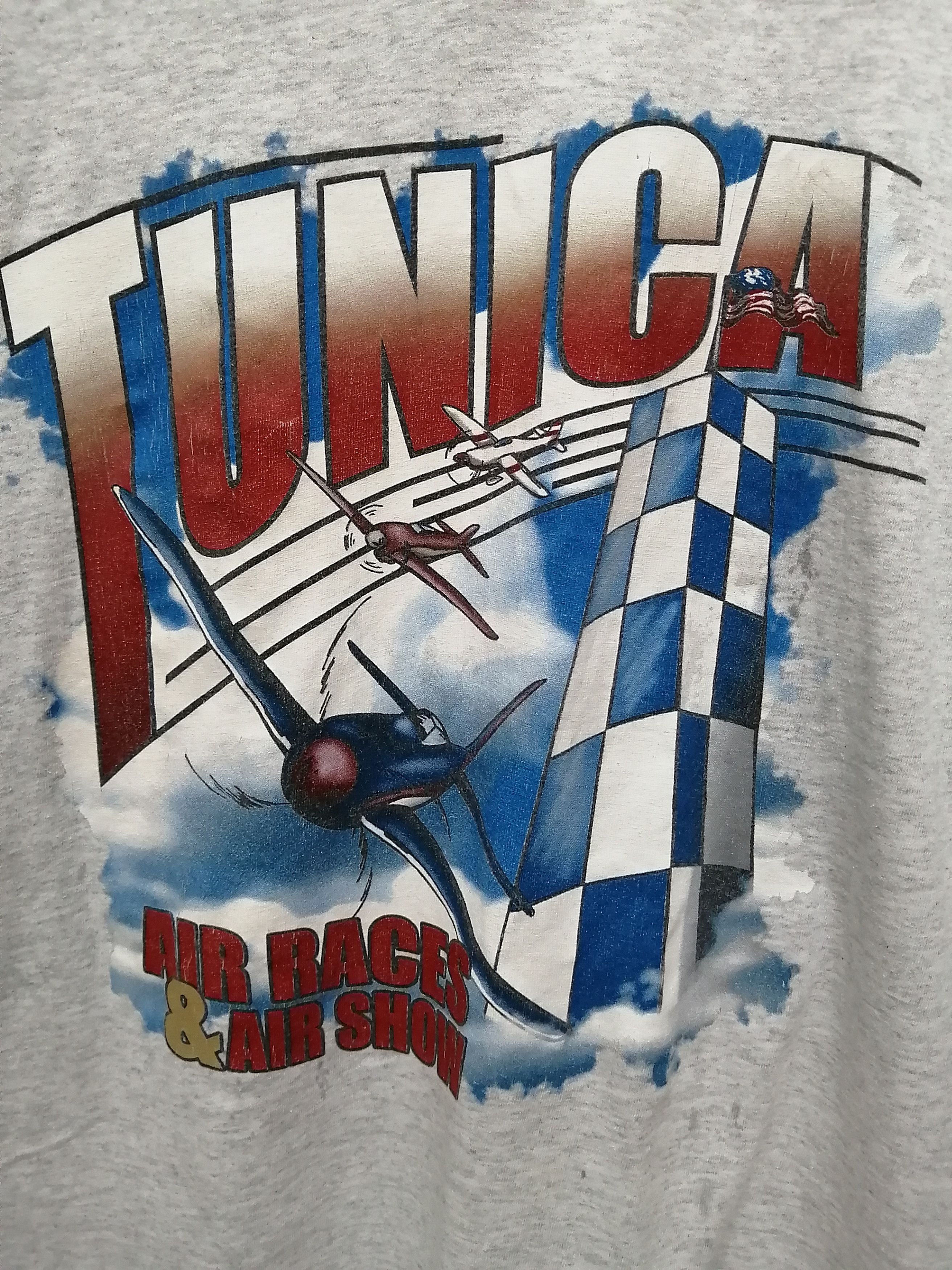 Harley Davidson Rare!! Vtg HARLEY DAVIDSON Tunica Air Race & Air Show Tee Size US XL / EU 56 / 4 - 9 Thumbnail