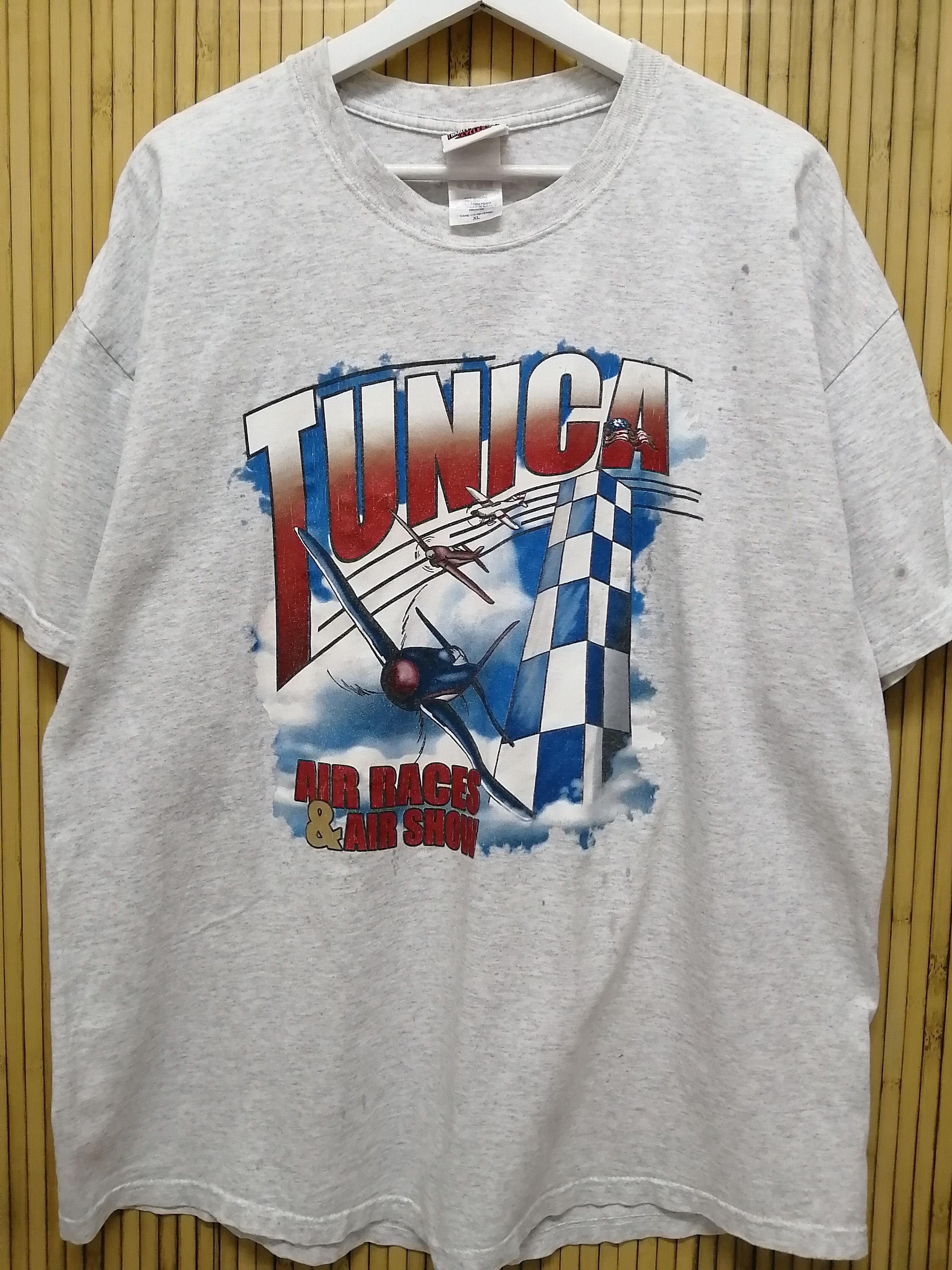 Harley Davidson Rare!! Vtg HARLEY DAVIDSON Tunica Air Race & Air Show Tee Size US XL / EU 56 / 4 - 10 Thumbnail