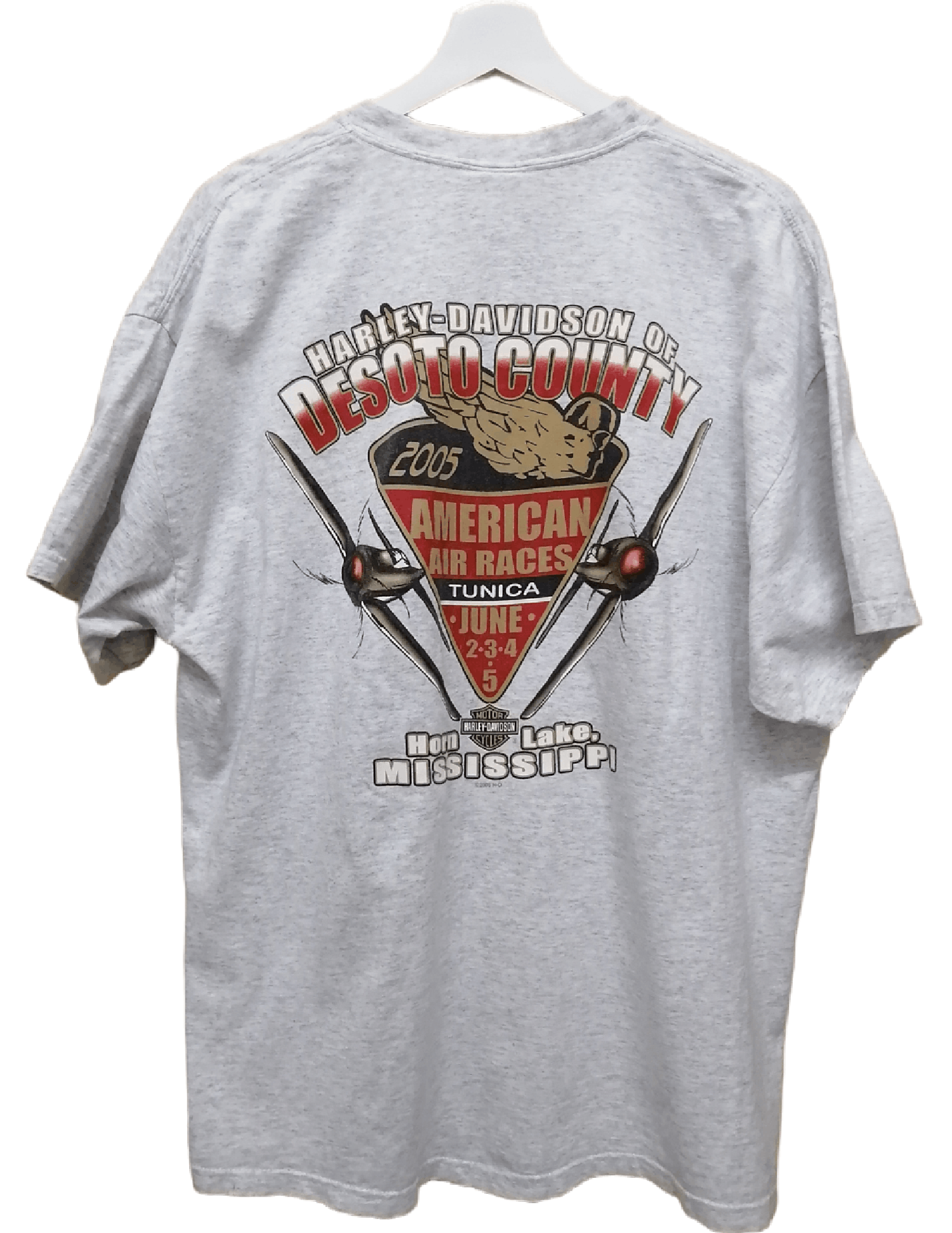 Rare!! Vtg HARLEY DAVIDSON Tunica Air Race & Air Show Tee