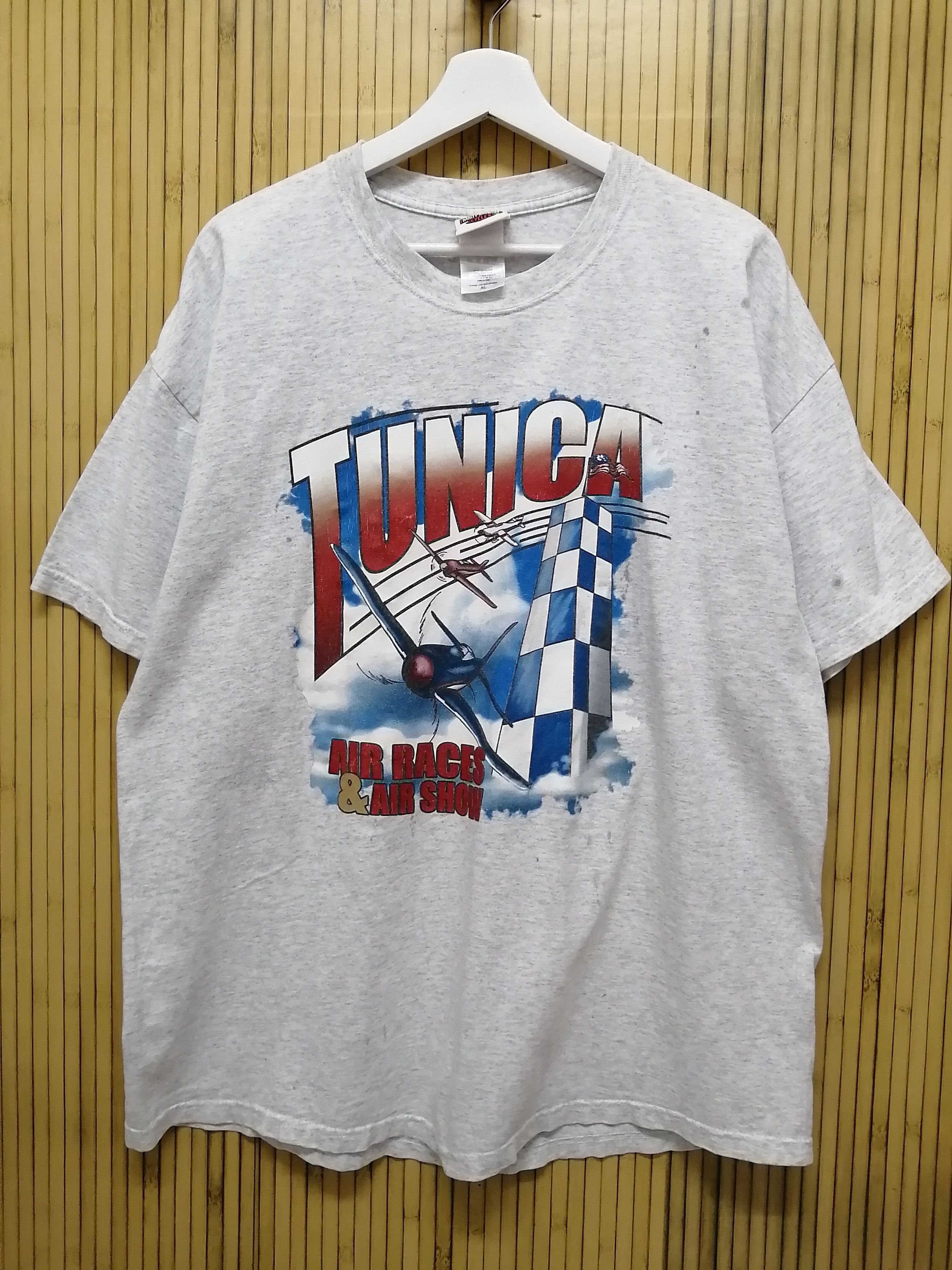 Harley Davidson Rare!! Vtg HARLEY DAVIDSON Tunica Air Race & Air Show Tee Size US XL / EU 56 / 4 - 11 Thumbnail