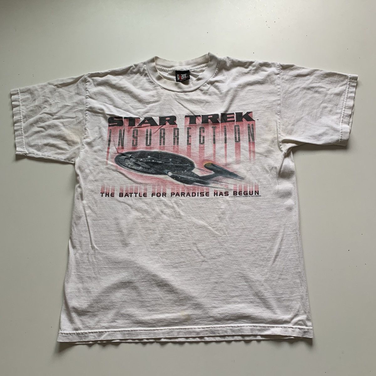 Vintage 90s Star Trek movie graphic T shirt single stitched