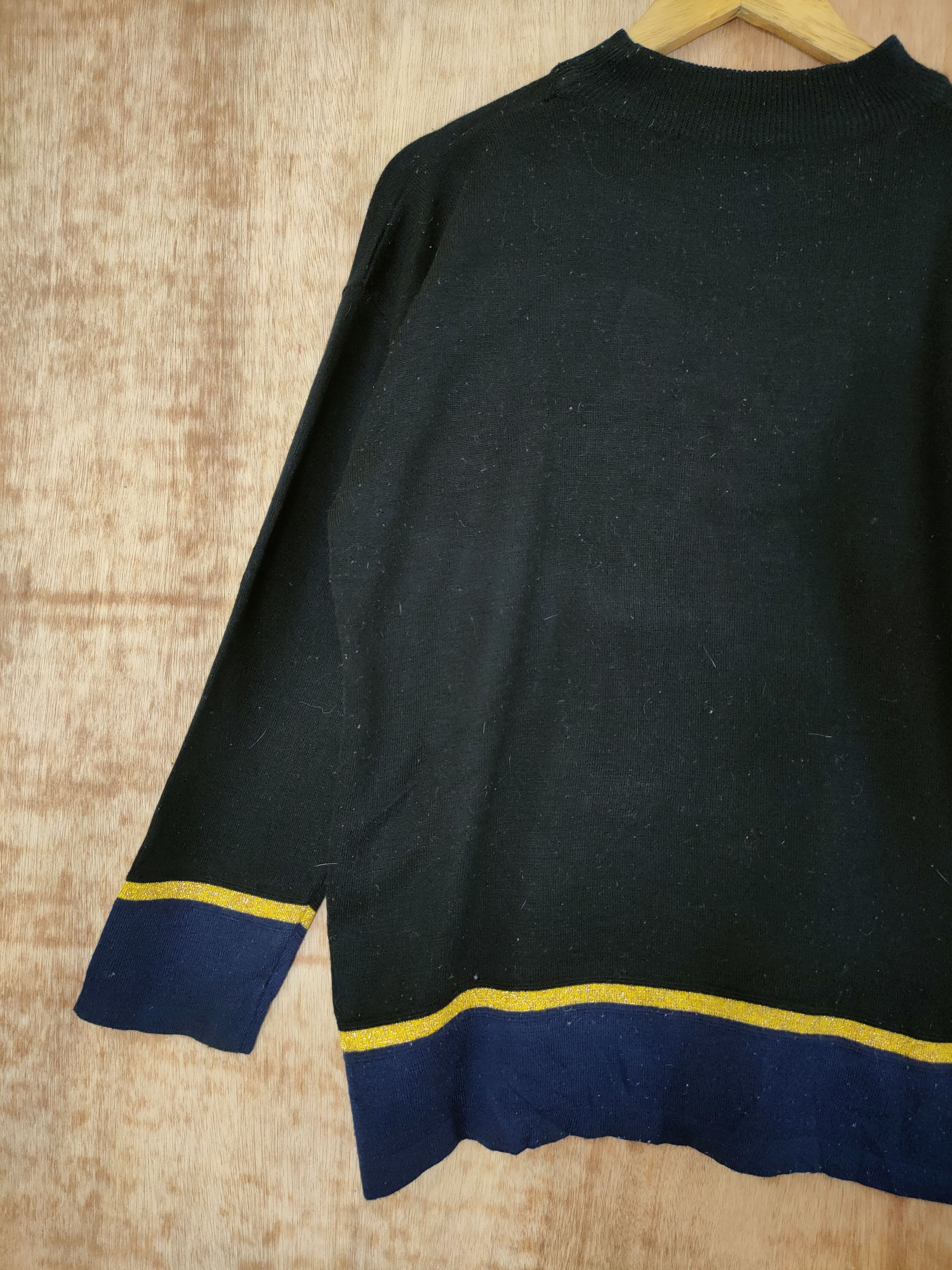 Homespun Knitwear DLL Pussy Cat knitwear vintage streetwear black #46-471 Size XL / US 12-14 / IT 48-50 - 8 Thumbnail