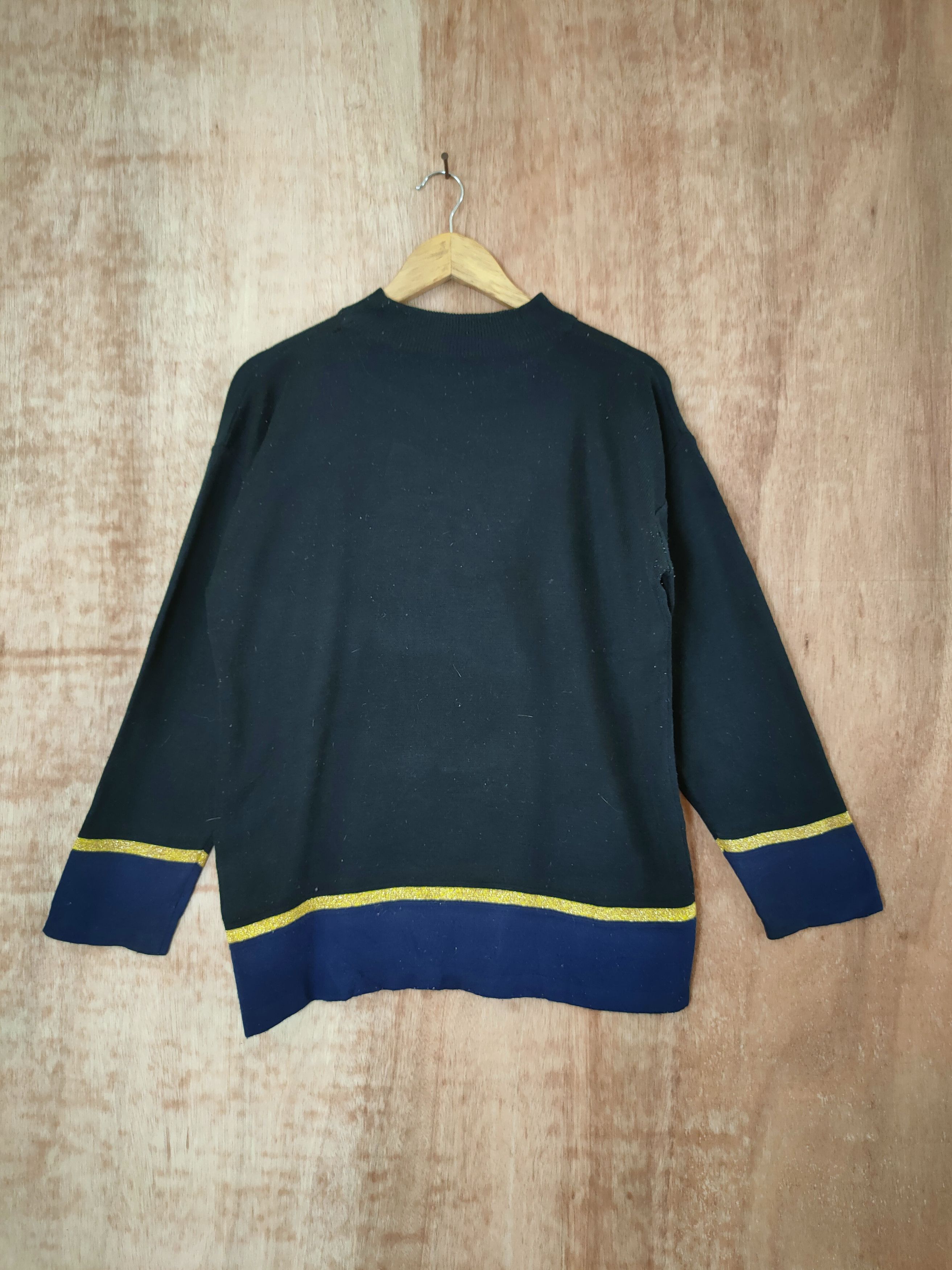 Homespun Knitwear DLL Pussy Cat knitwear vintage streetwear black #46-471 Size XL / US 12-14 / IT 48-50 - 7 Thumbnail