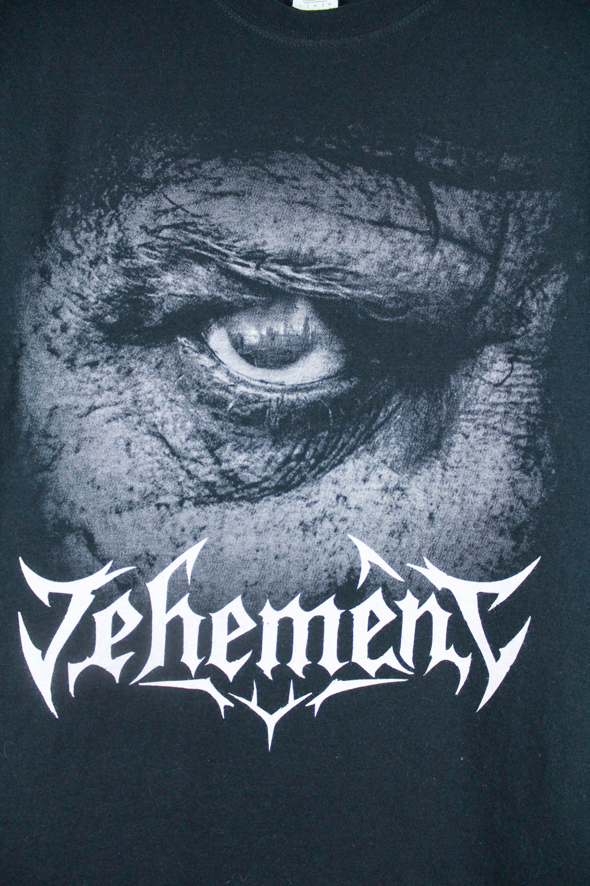 Band Tees Vehement Ashes Extreme Heavy Metal Black Merch Band T-shirt Size US L / EU 52-54 / 3 - 5 Thumbnail