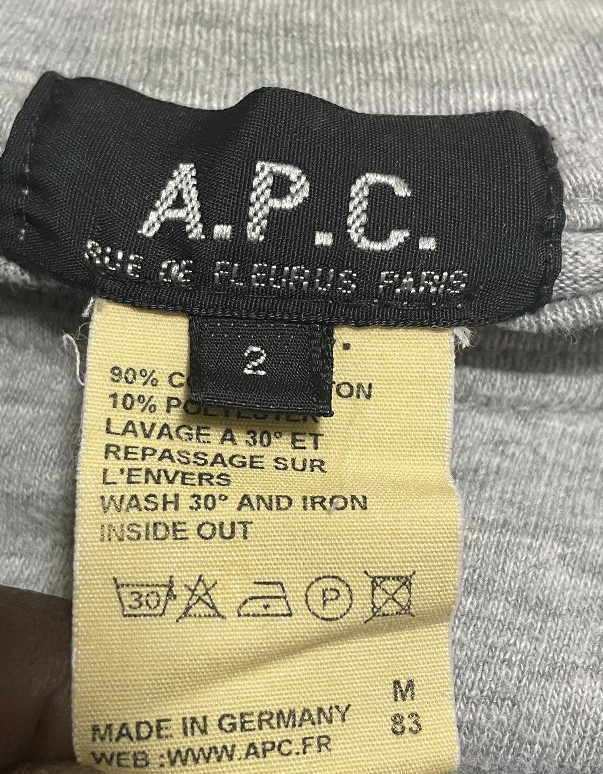 A.P.C. × Japanese Brand A.P.C Tee nice design Size US M / EU 48-50 / 2 - 4 Thumbnail