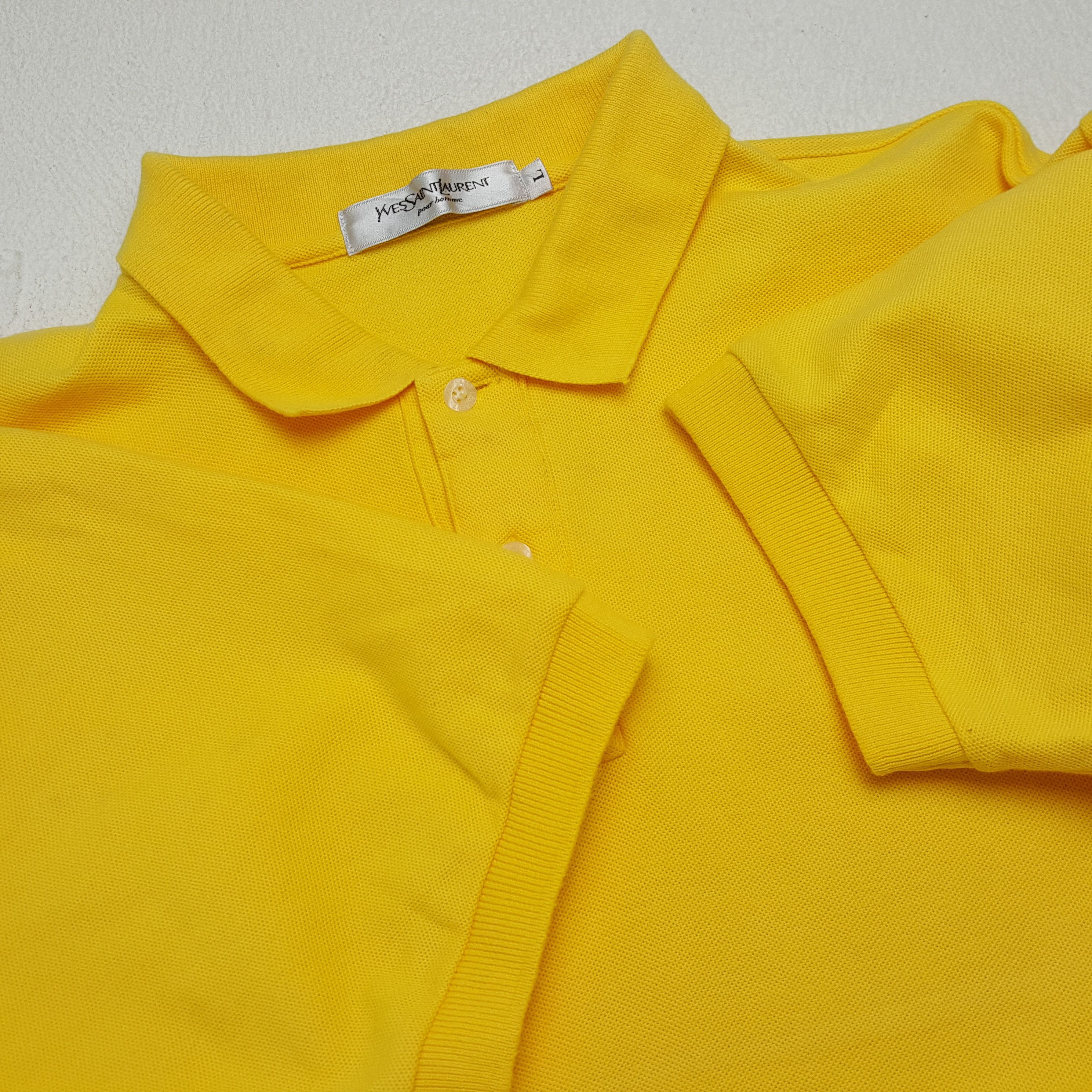 Vintage × Yves Saint Laurent YVES SAINT LAURENT Small Logo Design Casual Polos Size US L / EU 52-54 / 3 - 5 Thumbnail