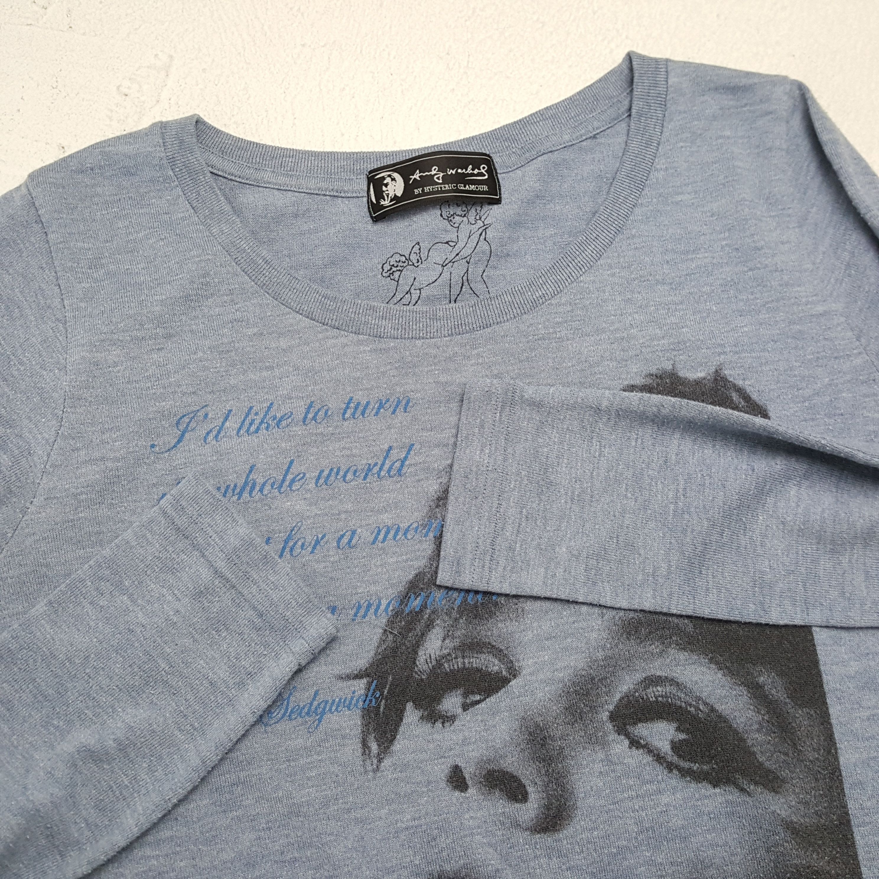 Hysteric Glamour ANDY WARHOL BY HYSTERIC GLAMOUR Streetwear Tshirt Size US S / EU 44-46 / 1 - 9 Thumbnail