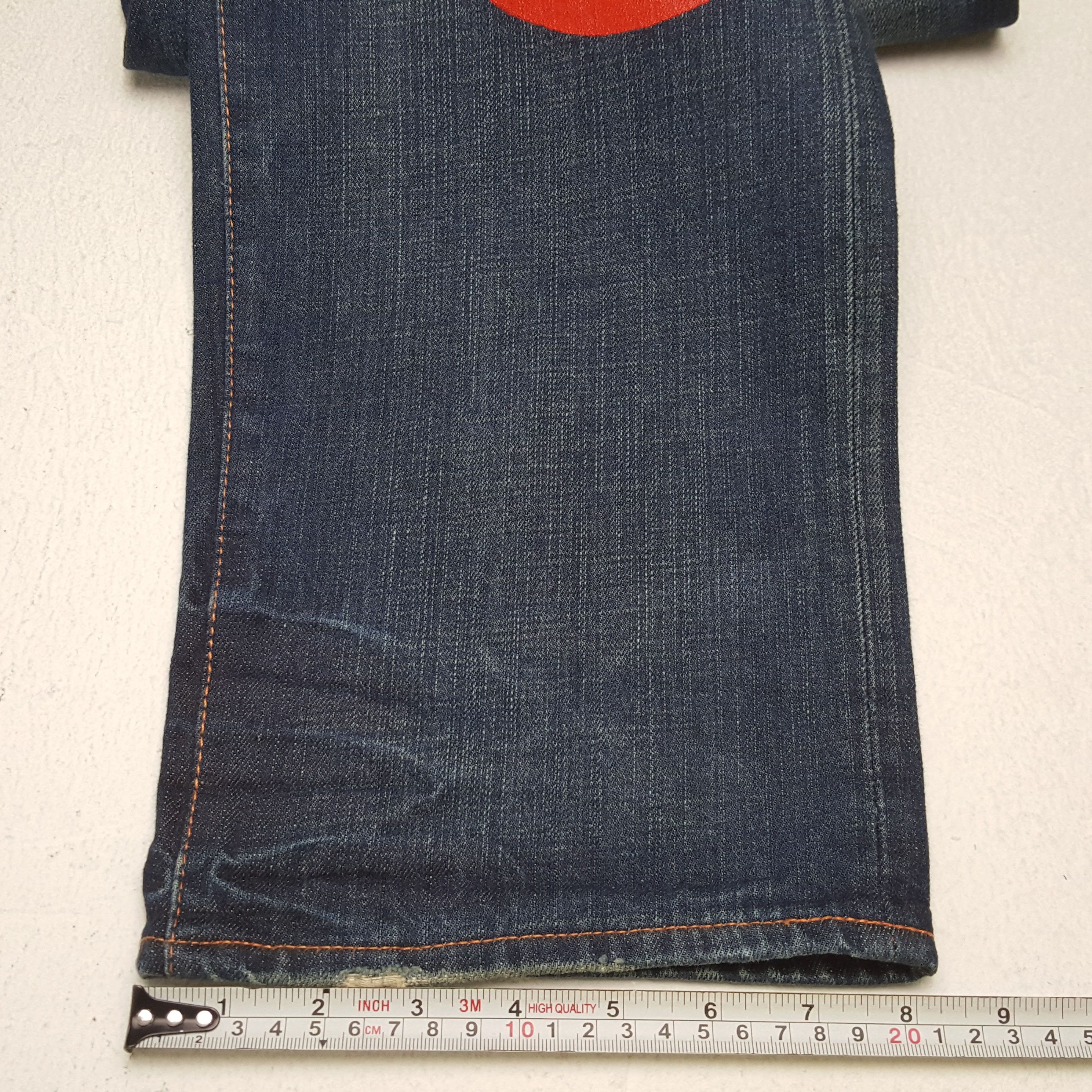 Evisu × Japanese Brand × Vintage EVISU Japanese Brand Streetwear Custom Logo Jeans Size US 30 / EU 46 - 11 Thumbnail