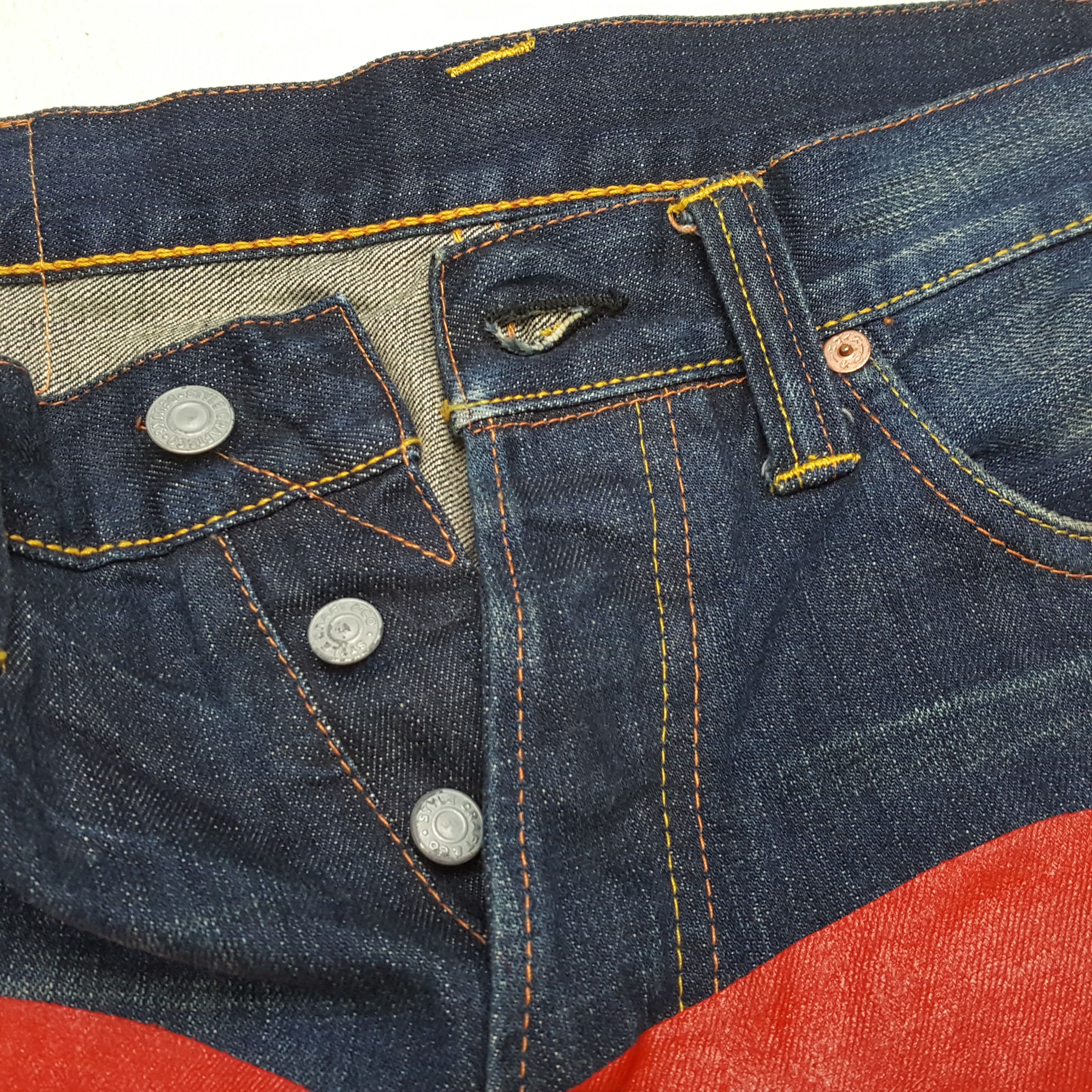 Evisu × Japanese Brand × Vintage EVISU Japanese Brand Streetwear Custom Logo Jeans Size US 30 / EU 46 - 12 Thumbnail