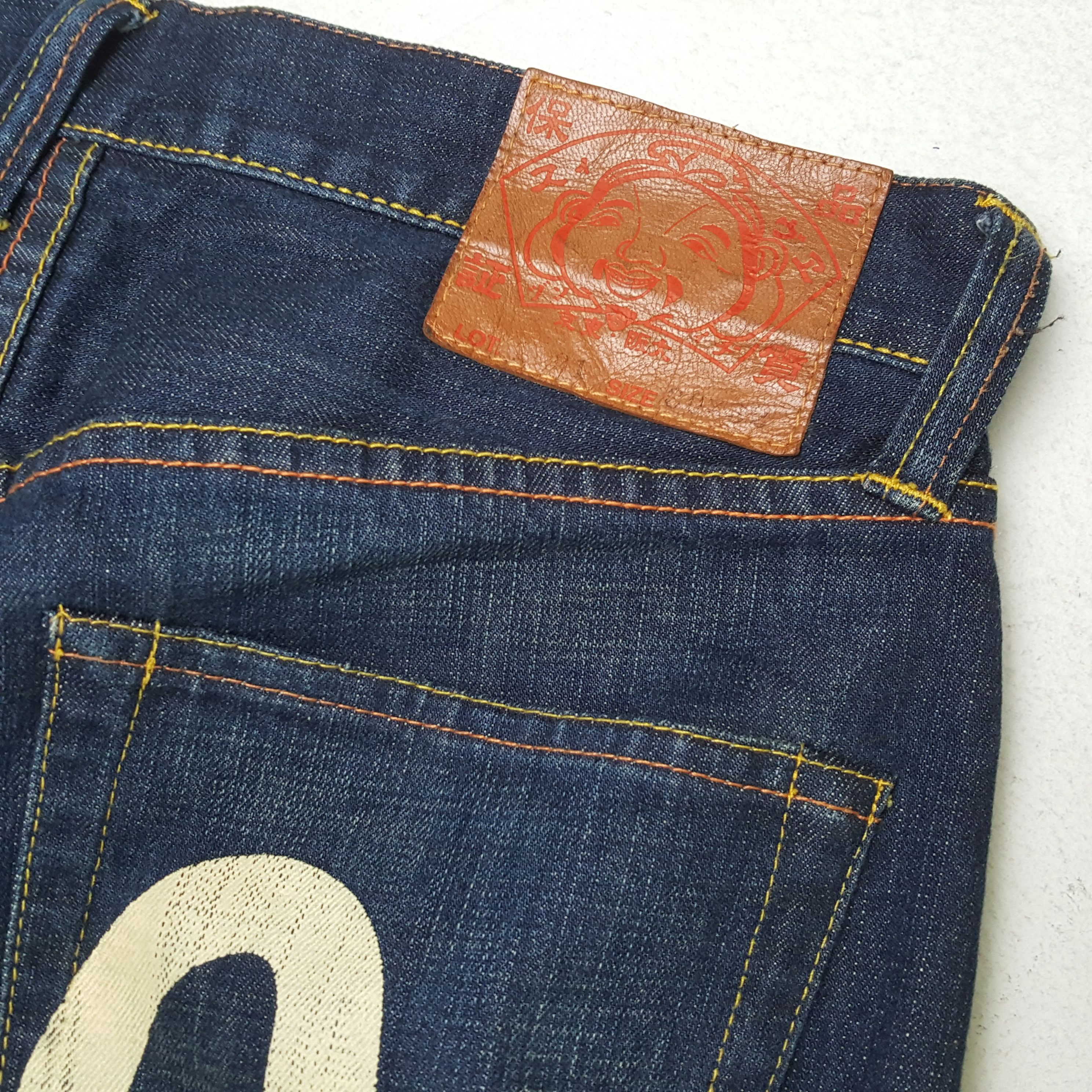 Evisu × Japanese Brand × Vintage EVISU Japanese Brand Streetwear Custom Logo Jeans Size US 30 / EU 46 - 14 Thumbnail