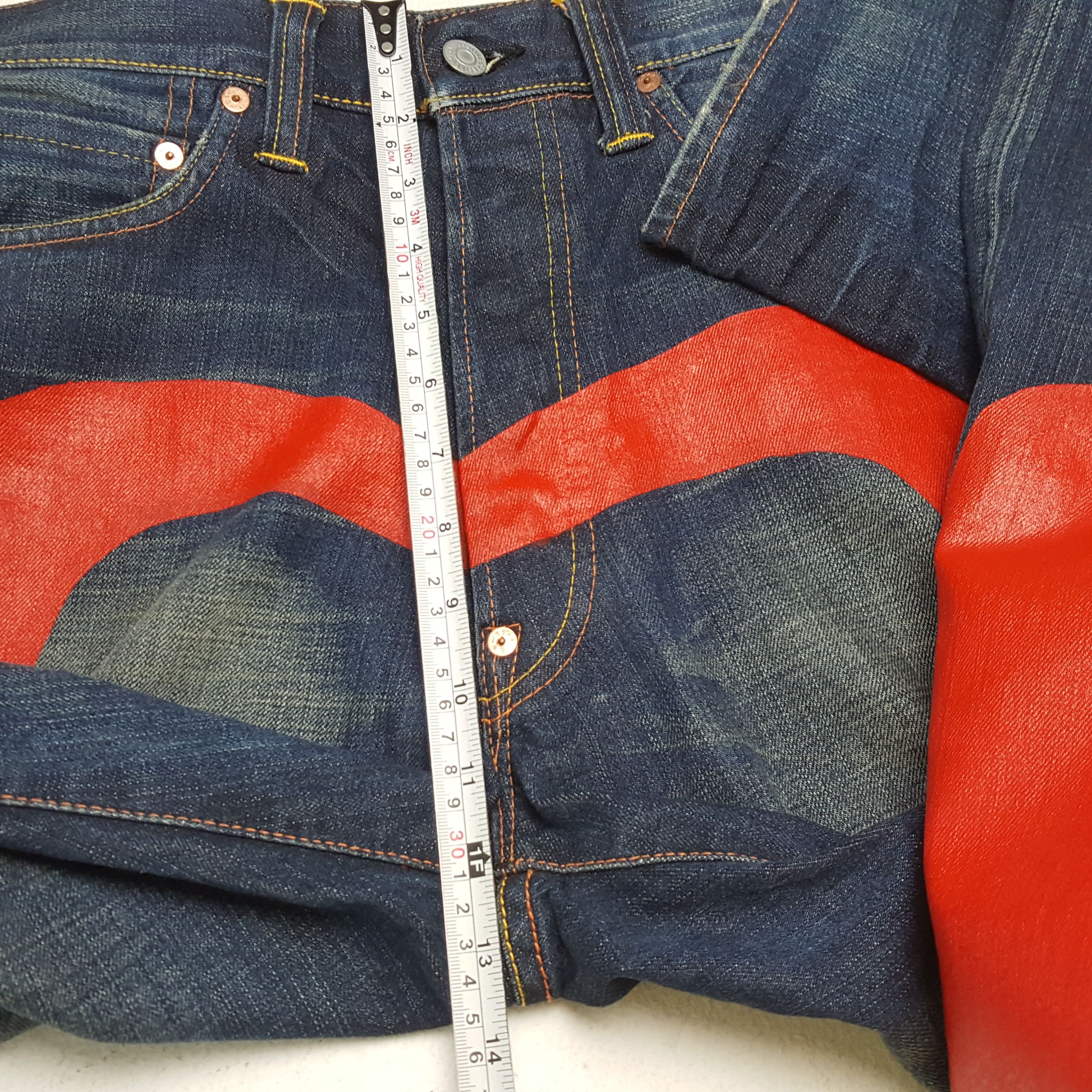 Evisu × Japanese Brand × Vintage EVISU Japanese Brand Streetwear Custom Logo Jeans Size US 30 / EU 46 - 8 Thumbnail