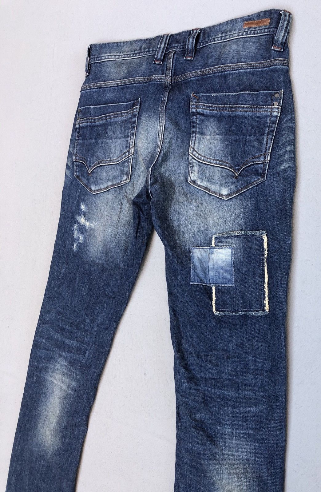 Designer × Japanese Brand Nicole Club For Men Kapital Boro Style Denim Pants Size US 31 - 10 Thumbnail