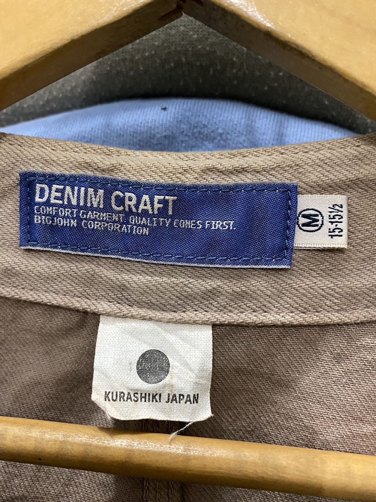 Big John × Vintage Vintage Big John denim craft vest Size US M / EU 48-50 / 2 - 8 Thumbnail