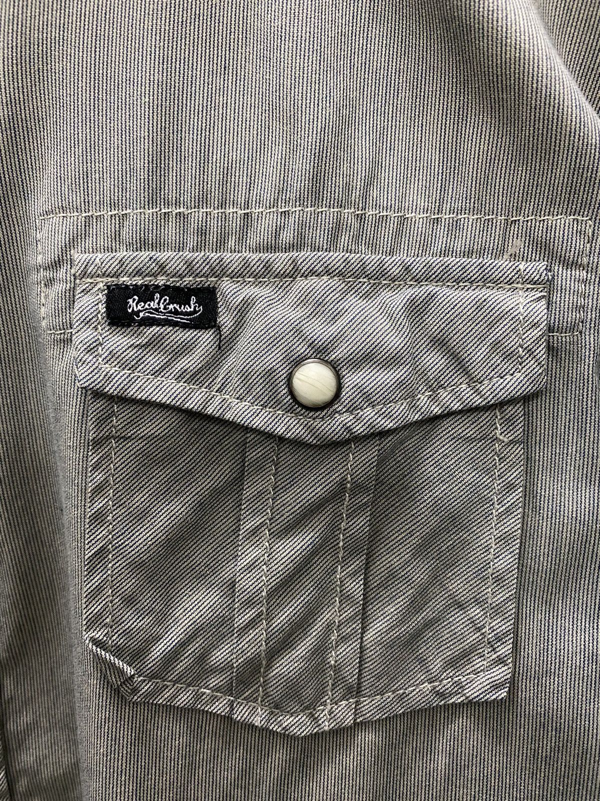 Japanese Brand × Vintage Vintage real crush embroidery logo shirt Size US L / EU 52-54 / 3 - 8 Thumbnail