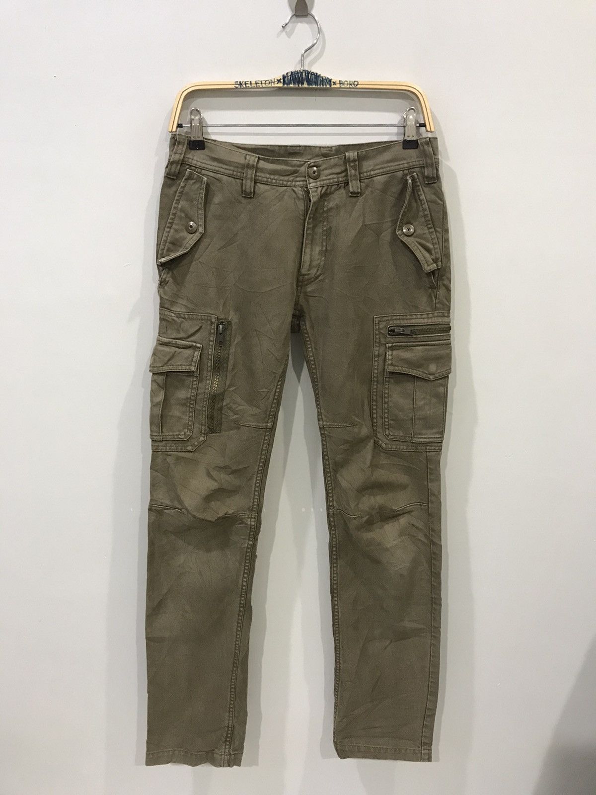 abx Japan Military Tactical Multipockets Skinny Cargo Pant